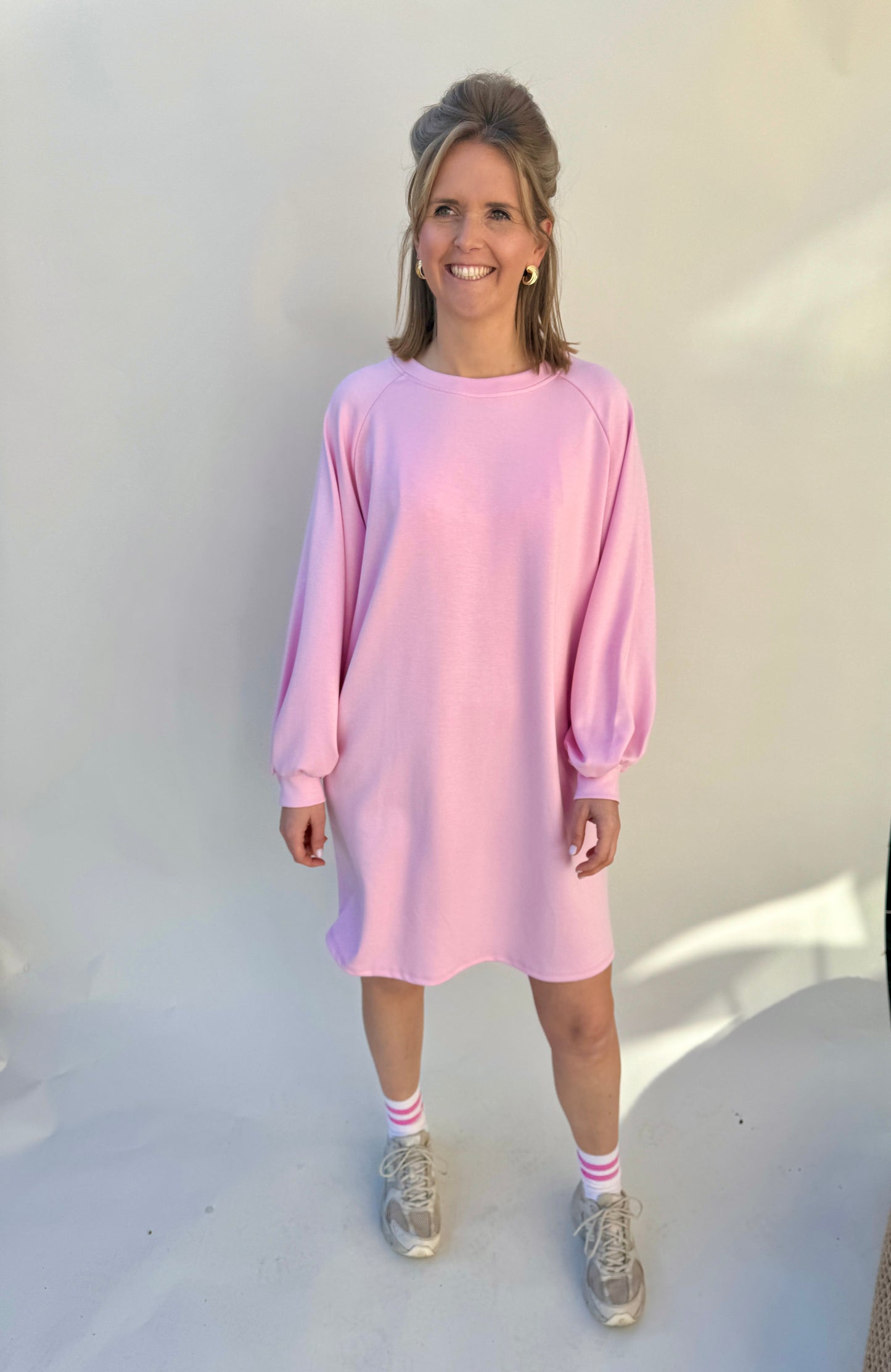 SWEATERDRESS PINK