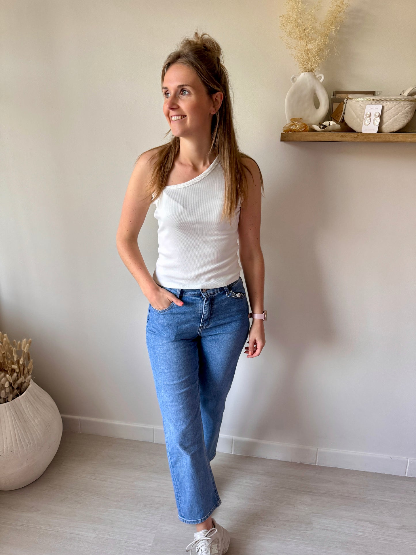 TOP OFF SHOULDER WHITE