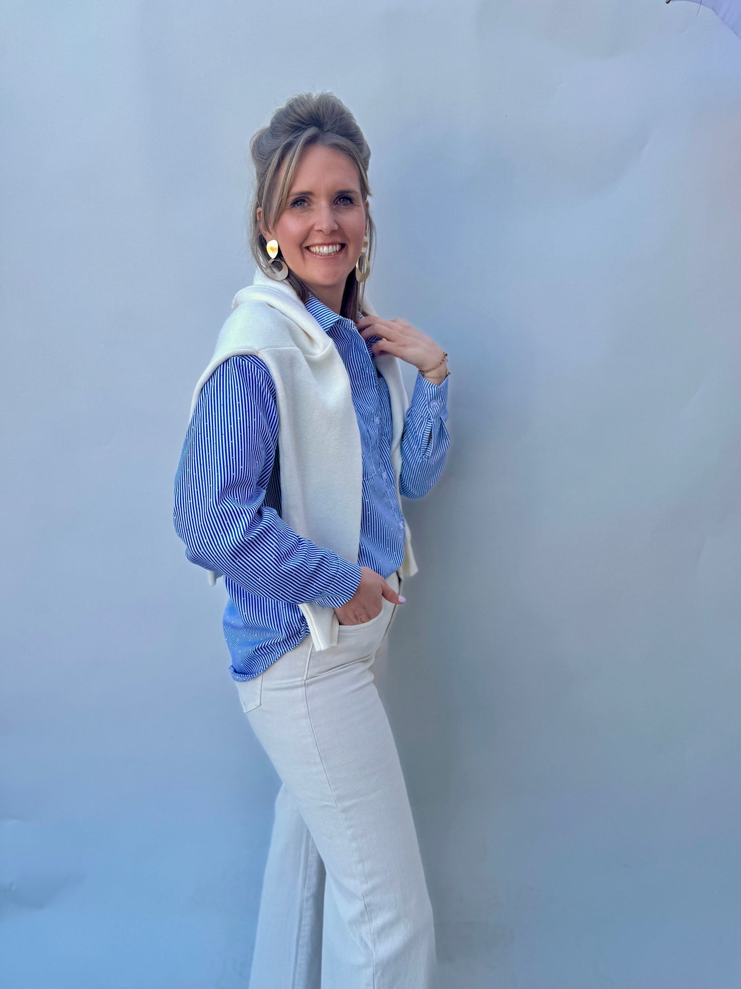 BLOUSE ADELLE BLUE