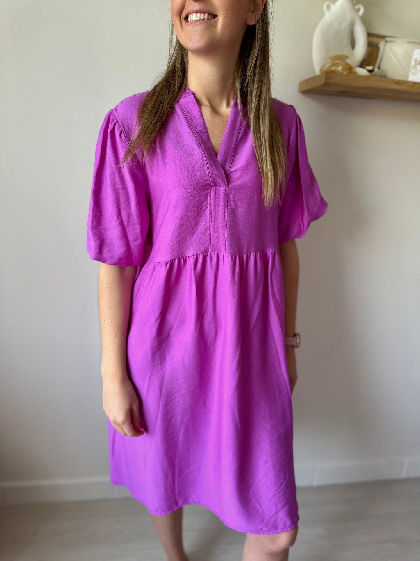 DRESS ELISA MAGENTA