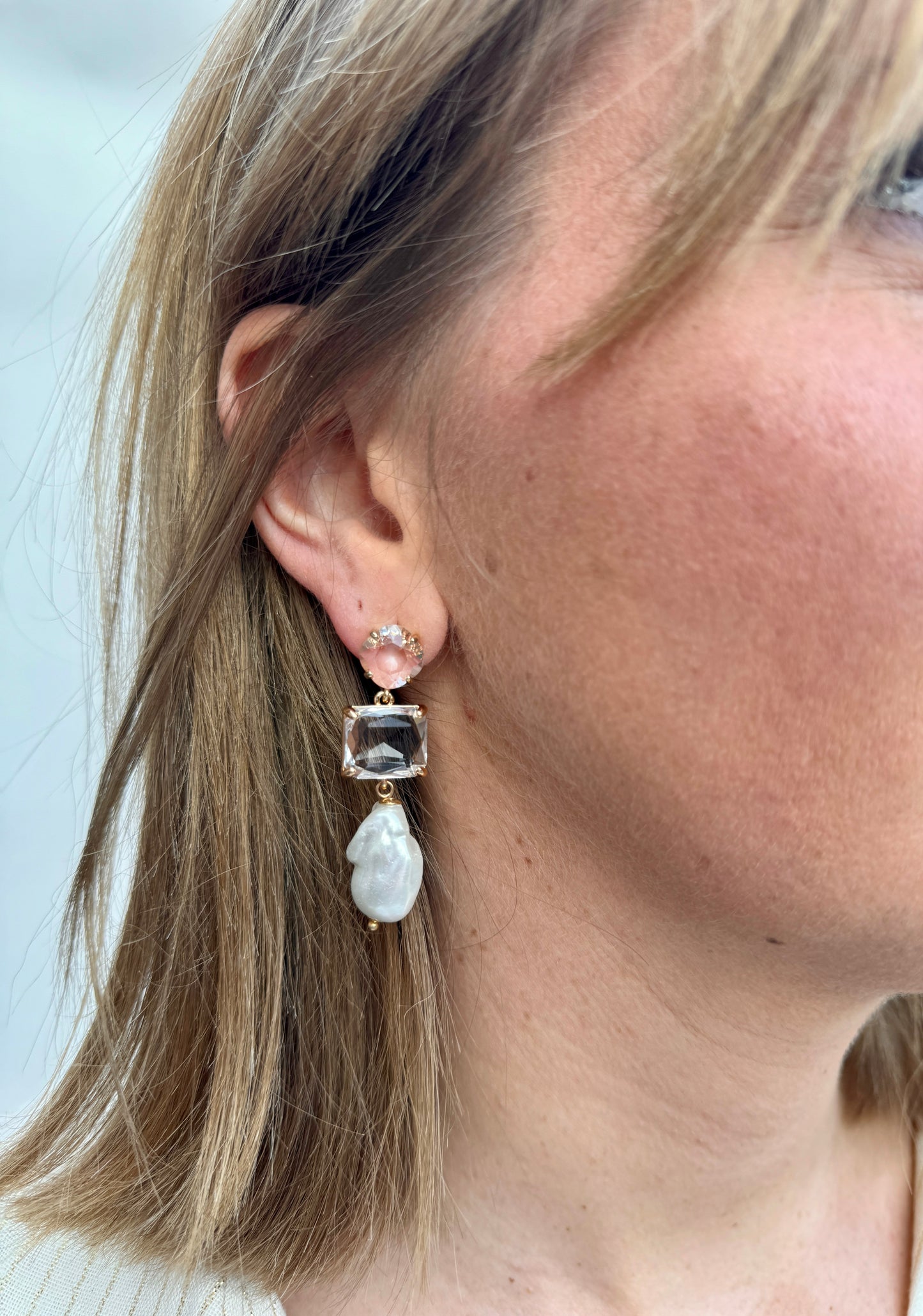 EARRINGS PURO WHITE