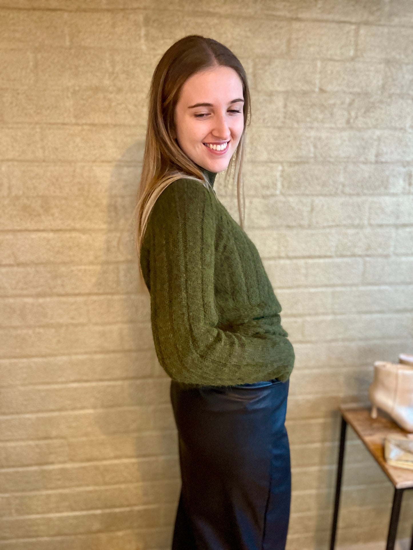 ALECIA SWEATER GREEN