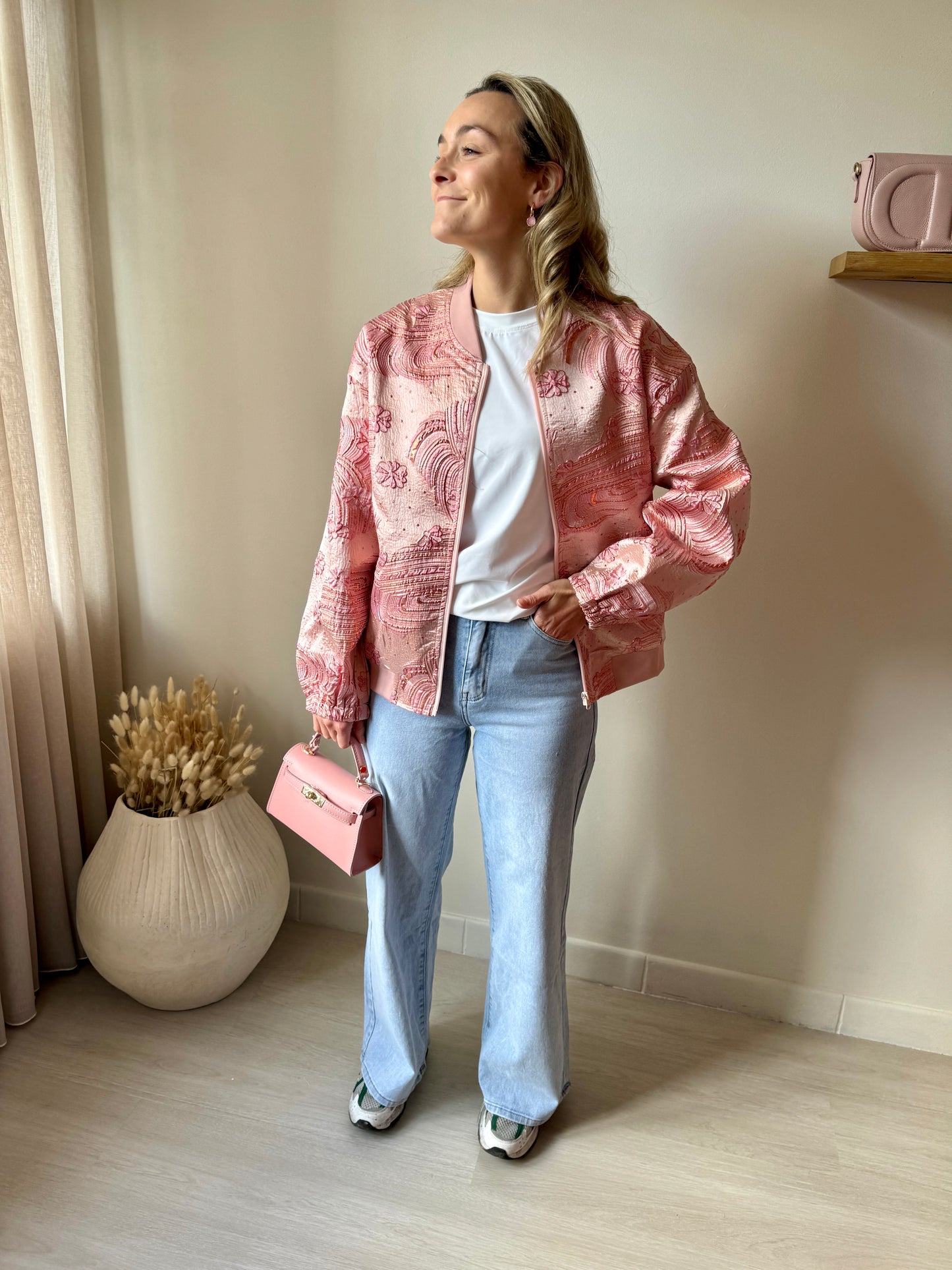 BOMBER JACKET PINK