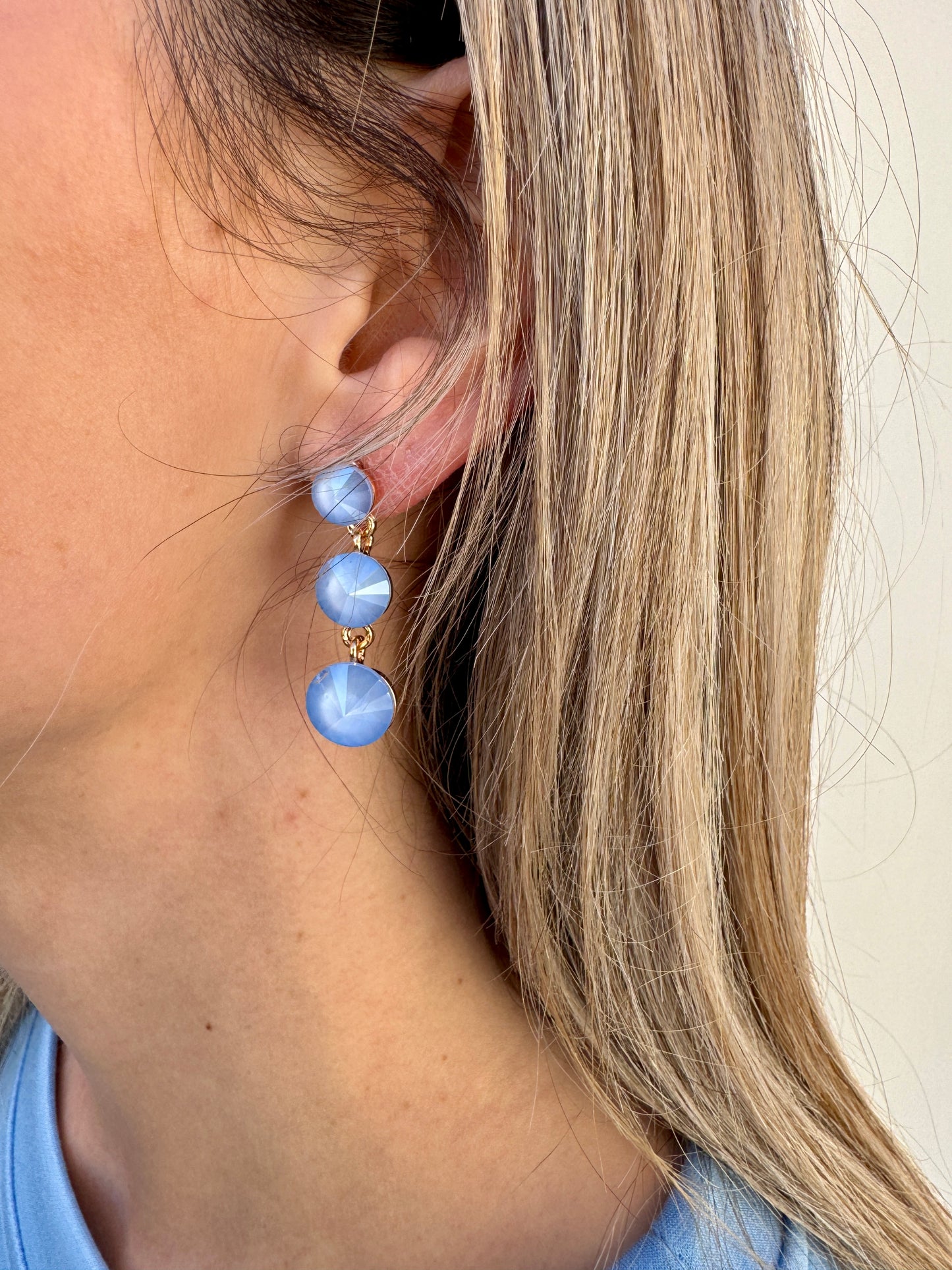 EARRINGS ARDENTE BLUE