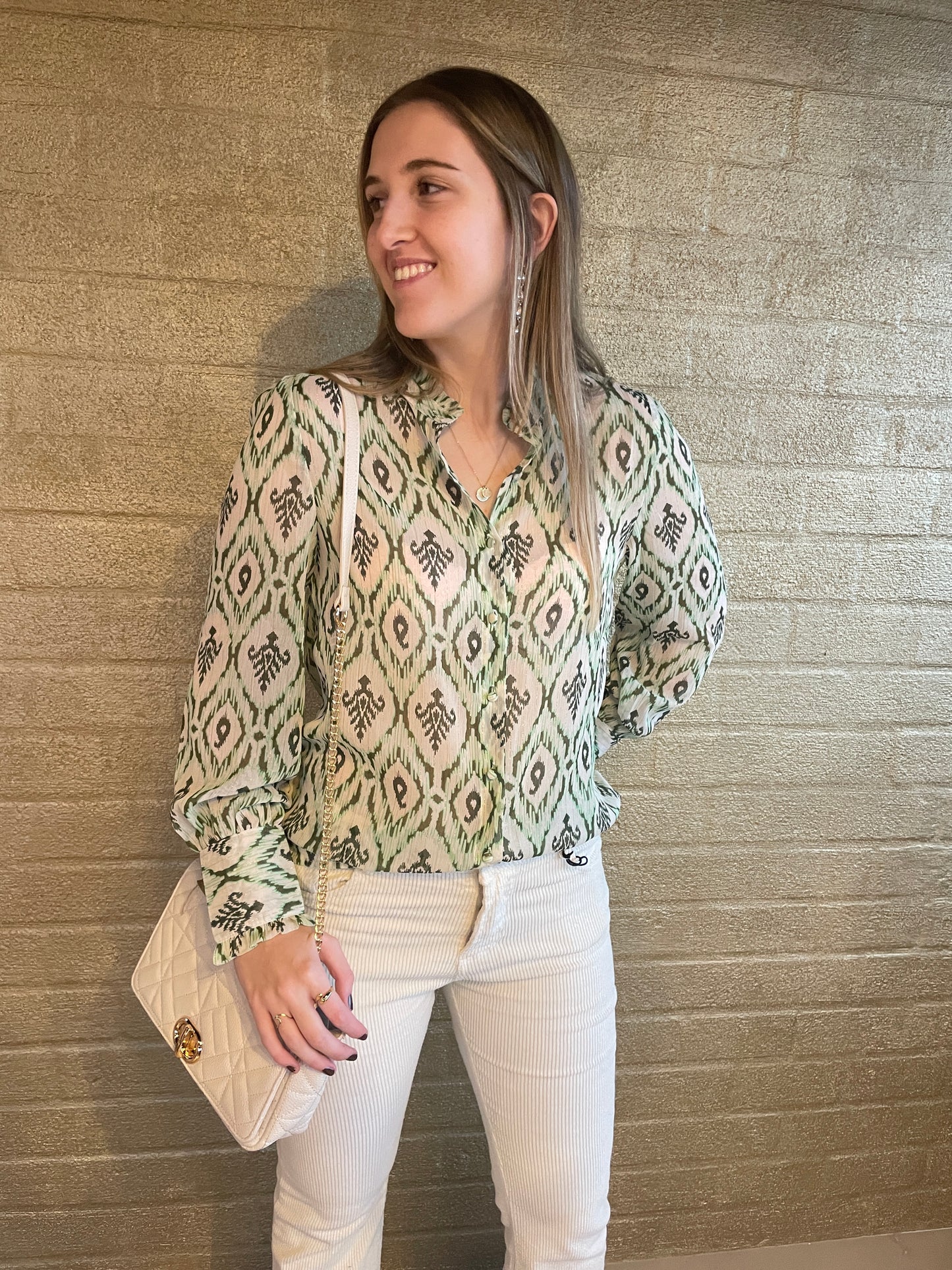 CAMILLA BLOUSE GREEN