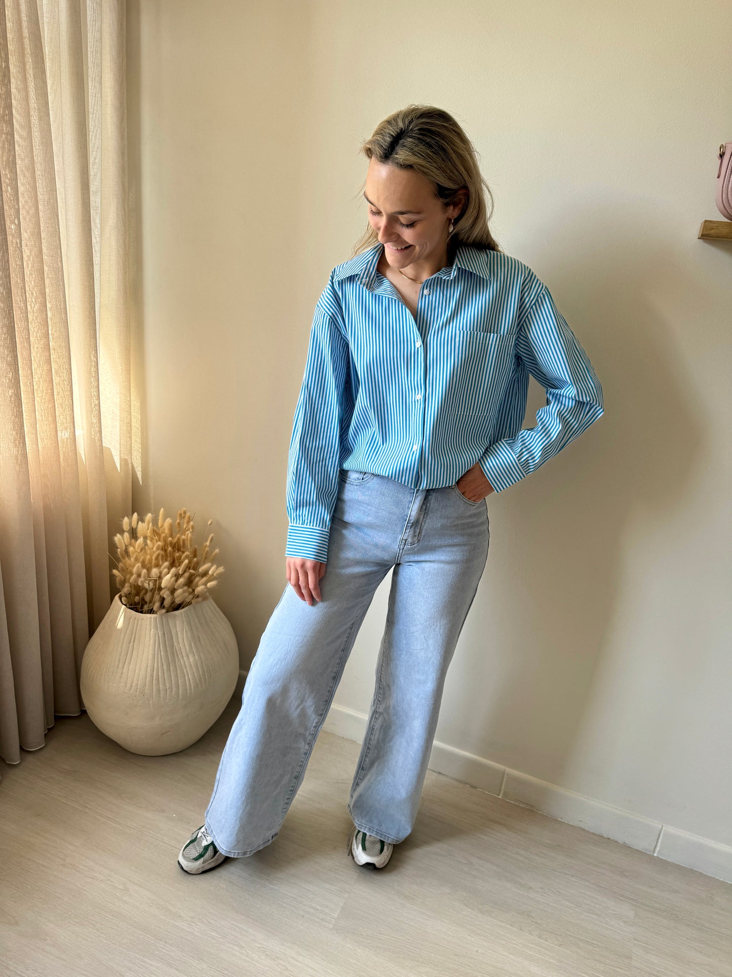 BLOUSE FISSA BLUE