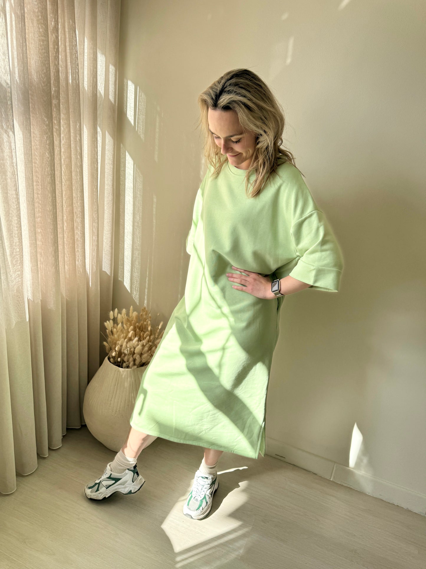 DRESS ADATTI GREEN