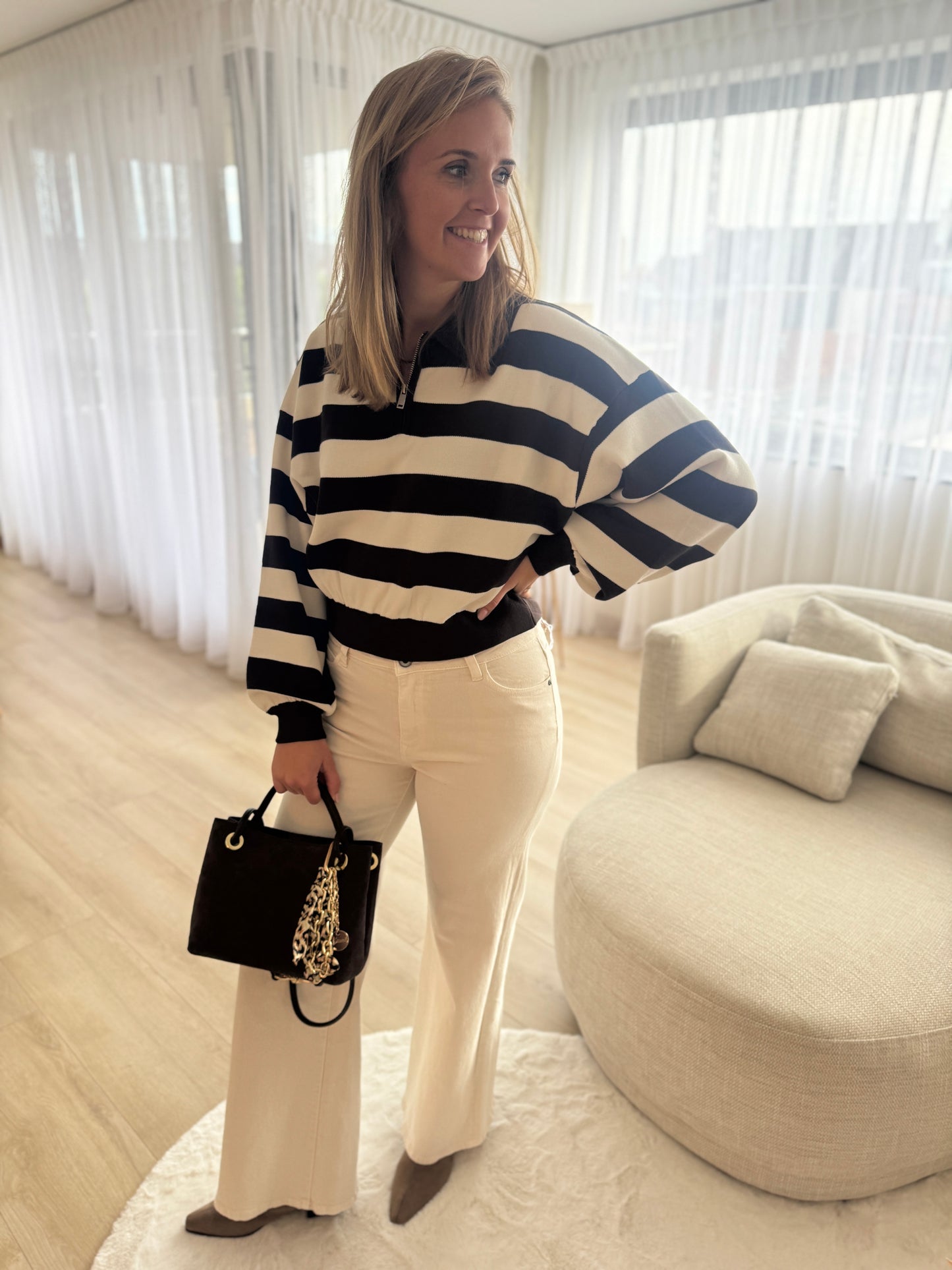 JEANS EMILIA OFF WHITE