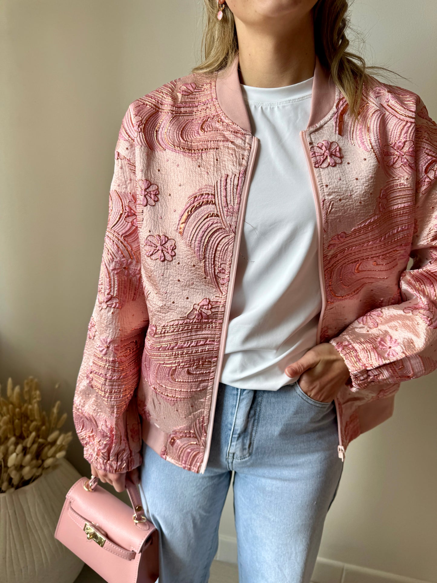 BOMBER JACKET PINK
