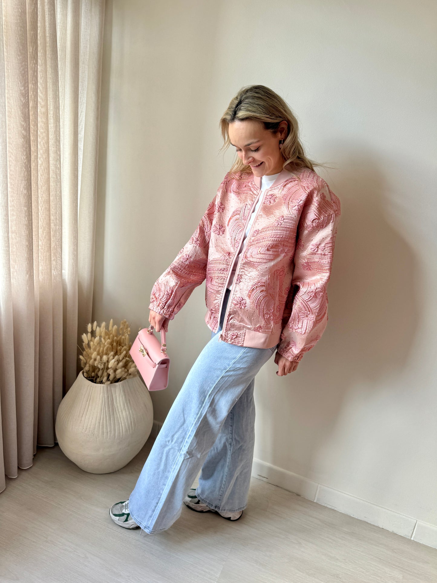 BOMBER JACKET PINK