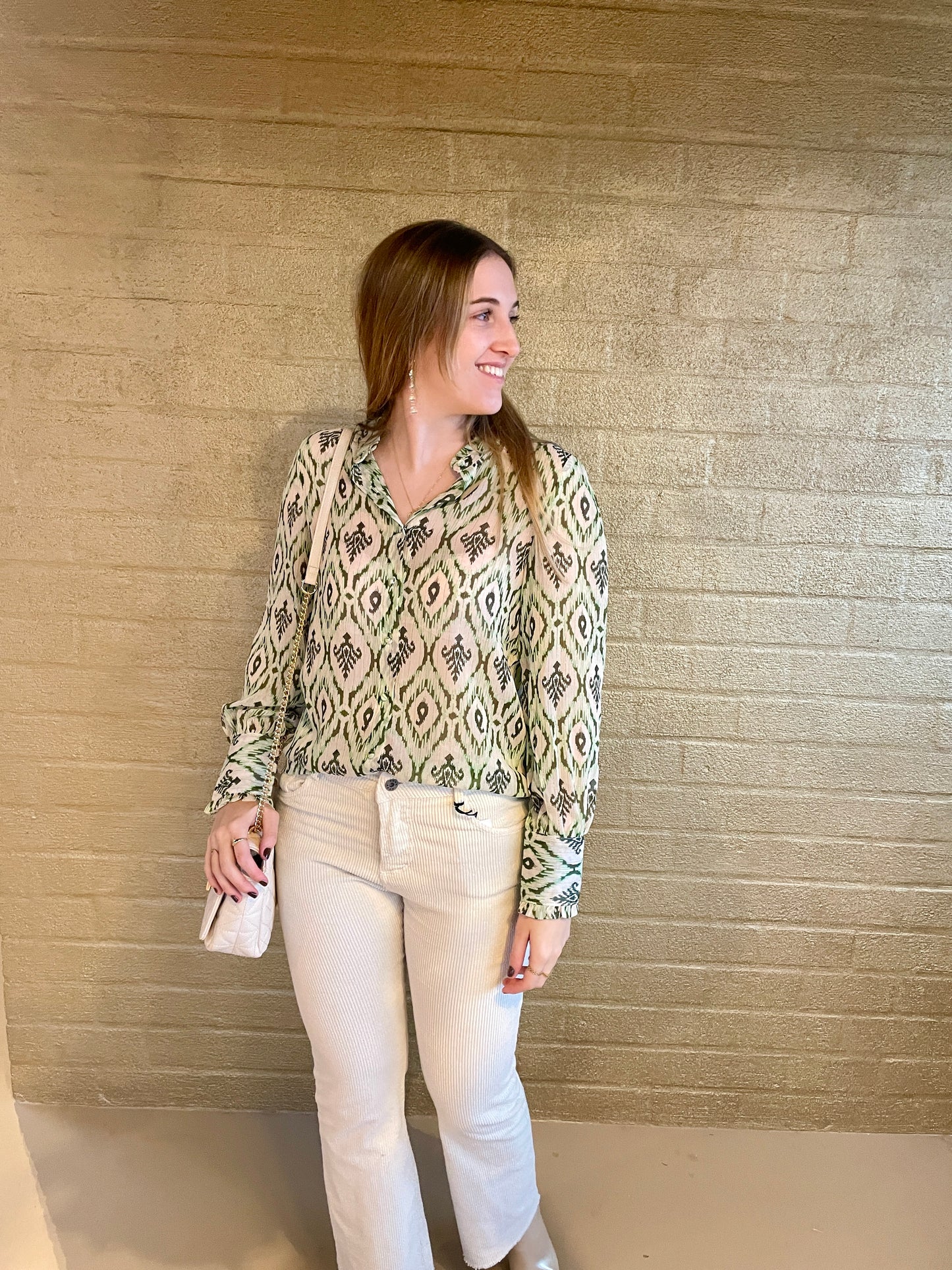 CAMILLA BLOUSE GREEN
