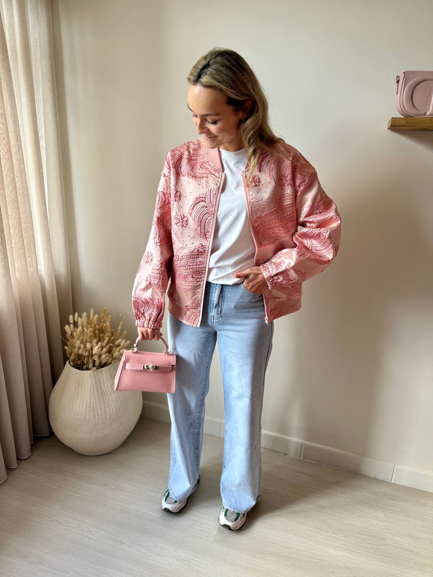 BOMBER JACKET PINK