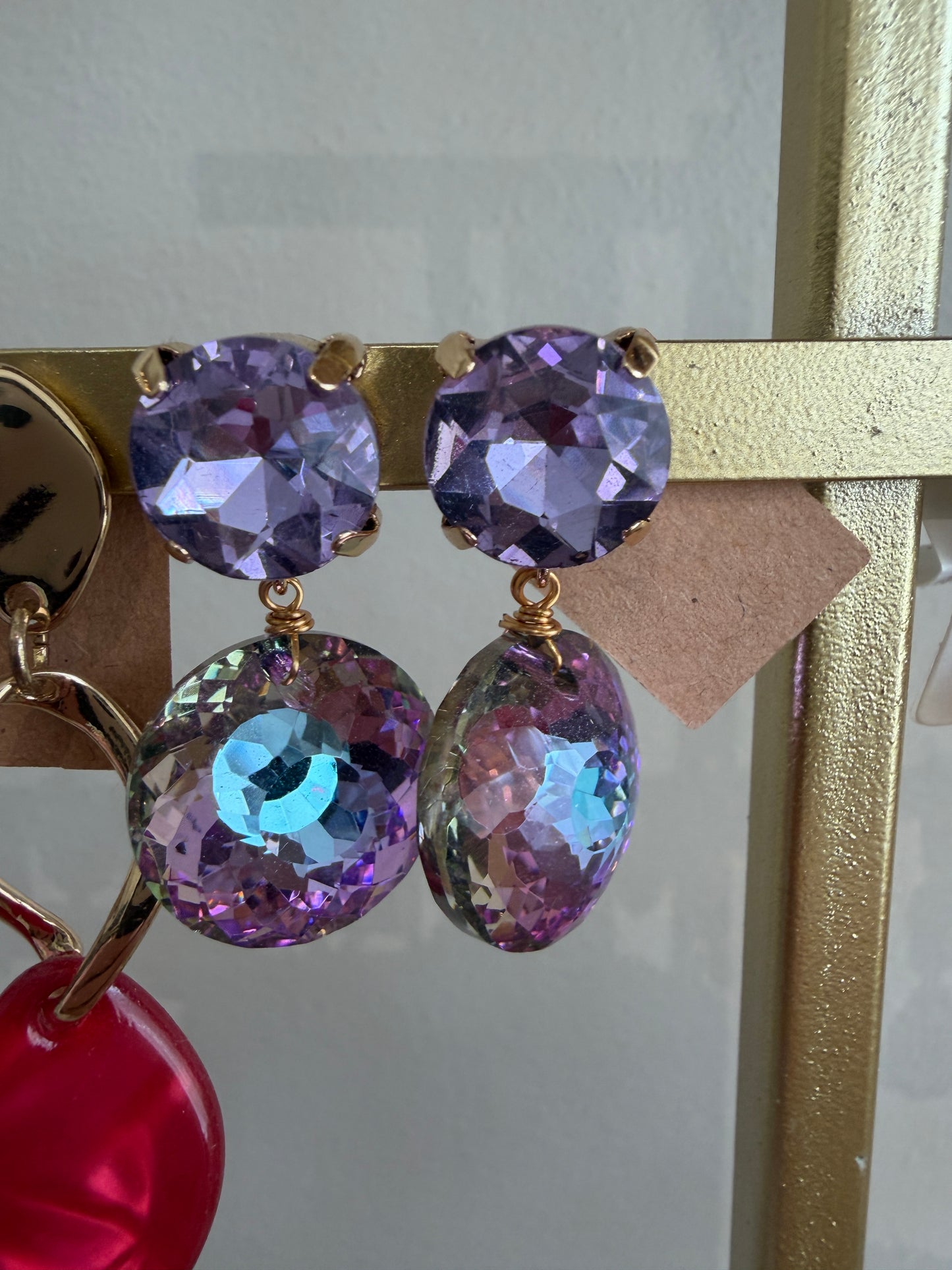 DIAMANT EARRING PURPLE