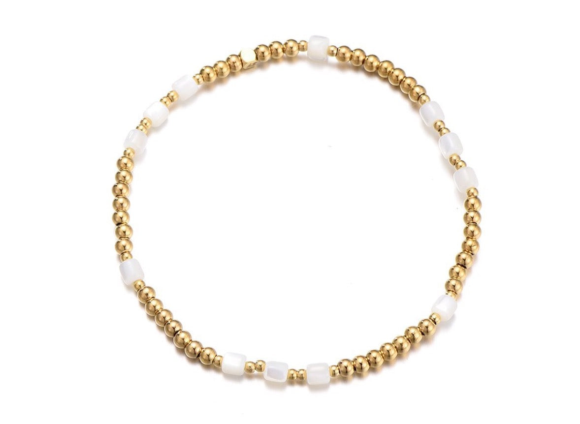 BRACELET GOLD/WHITE