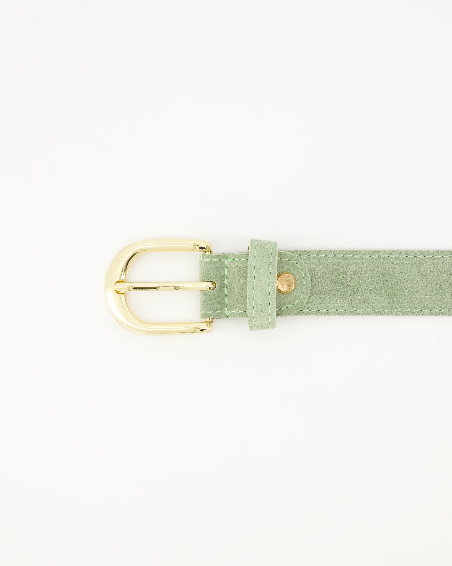 BELT SUEDE GREEN-riem