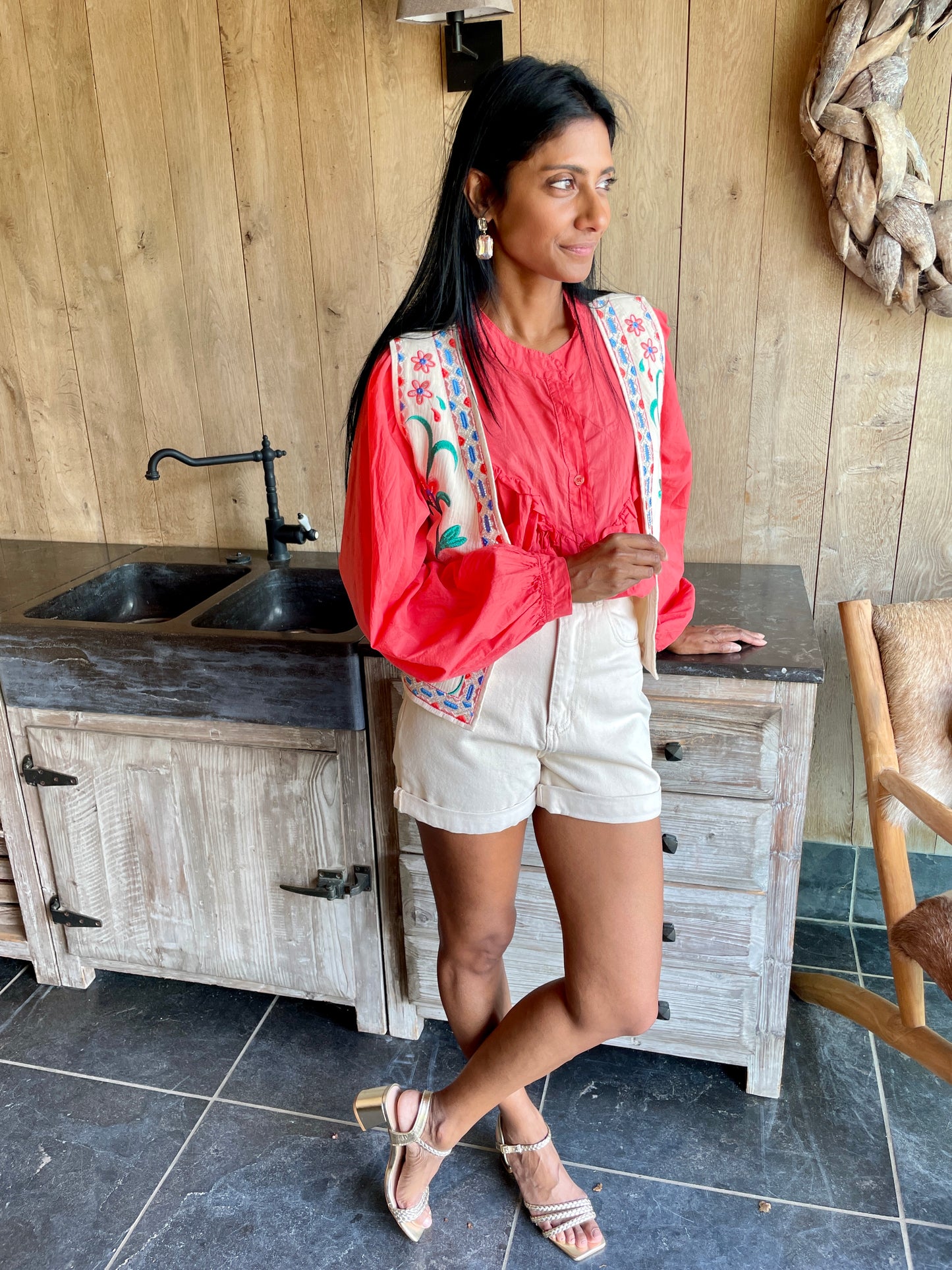 GILET FLOWER