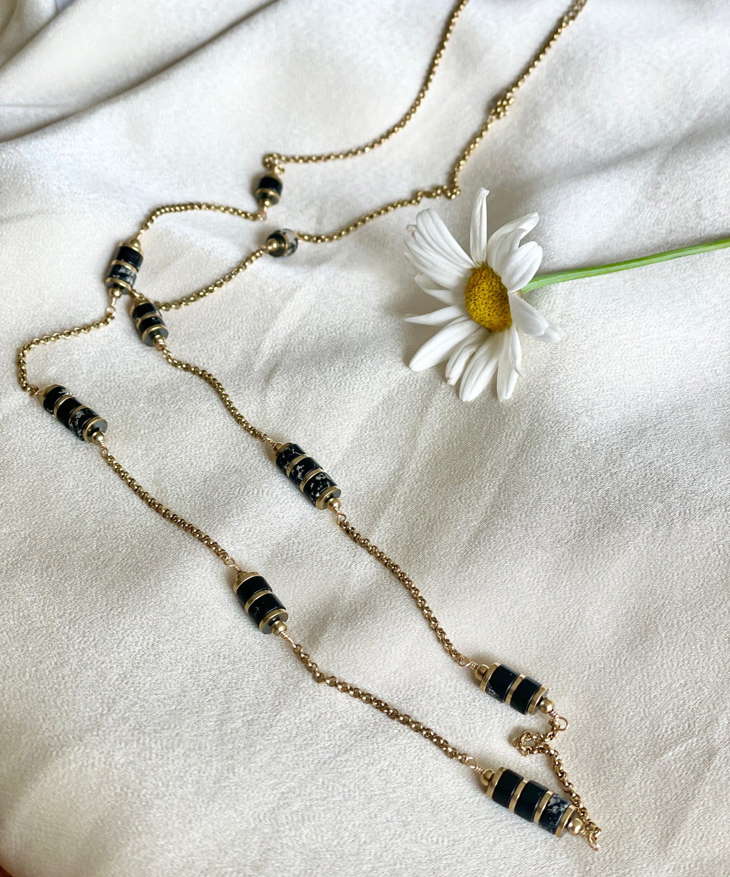 NECKLACE BLACK - KETTING