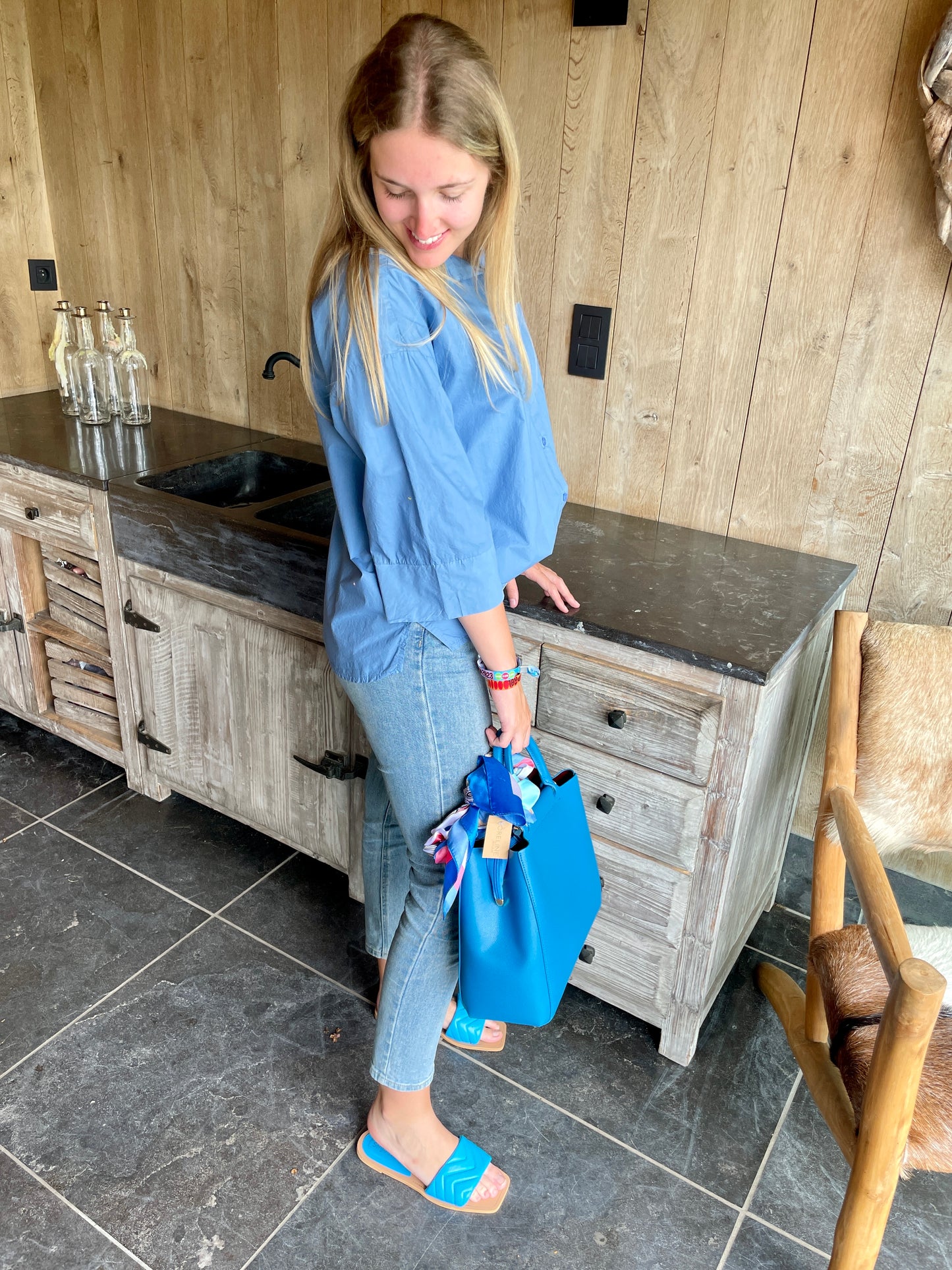 QUESTA BLOUSE BLUE