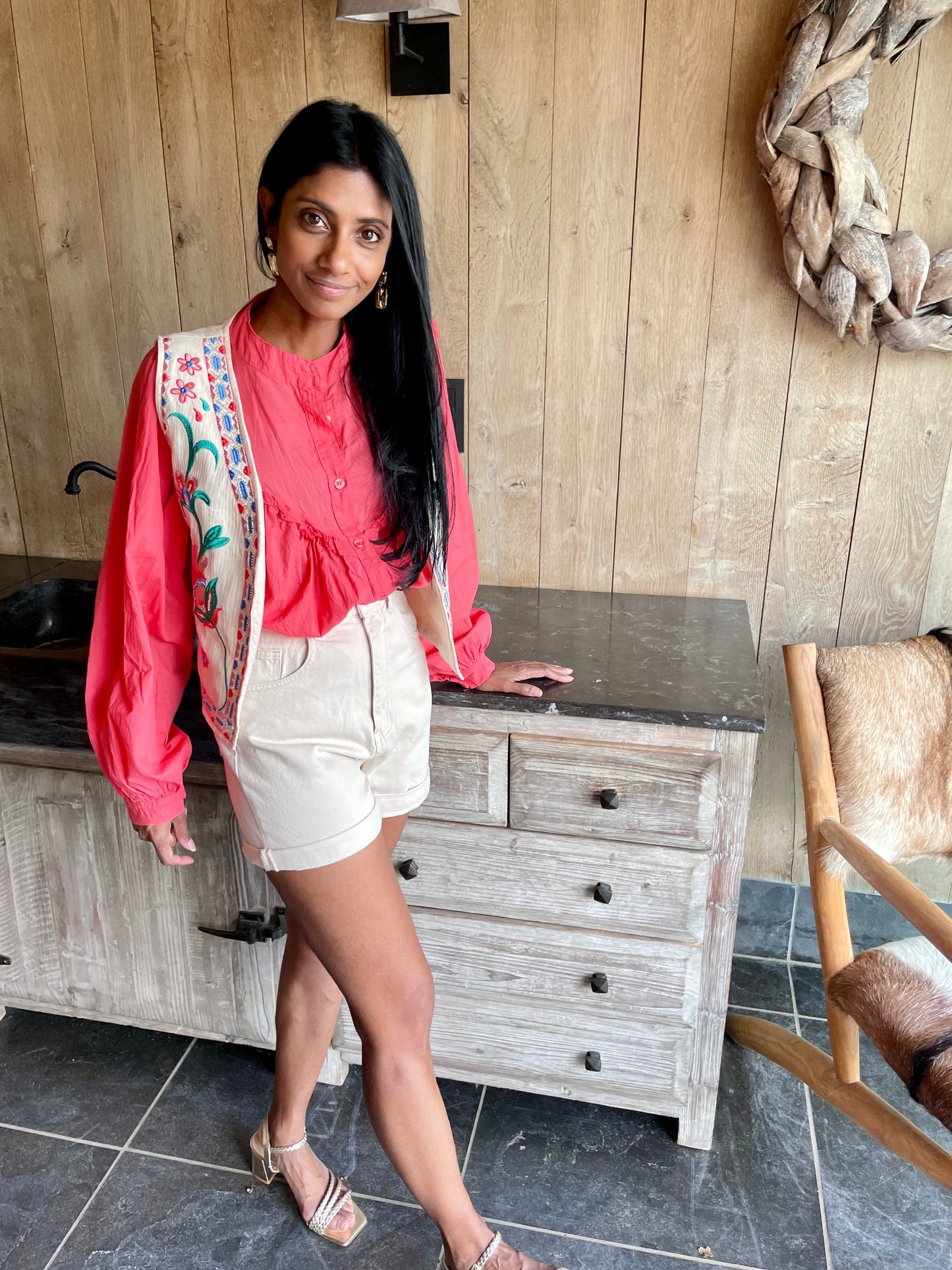 GILET FLOWER