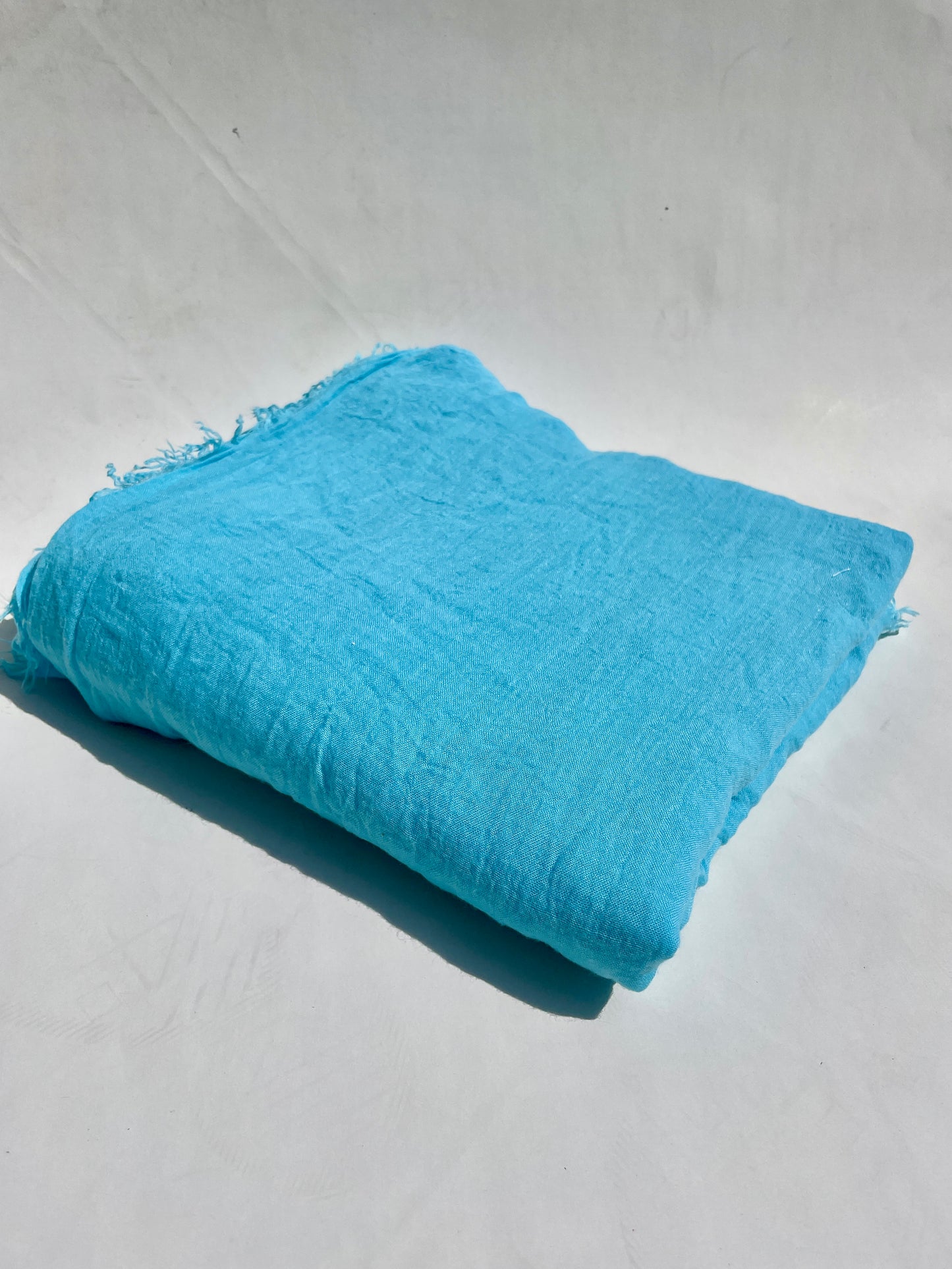 SCARF VISCOSE BLUE