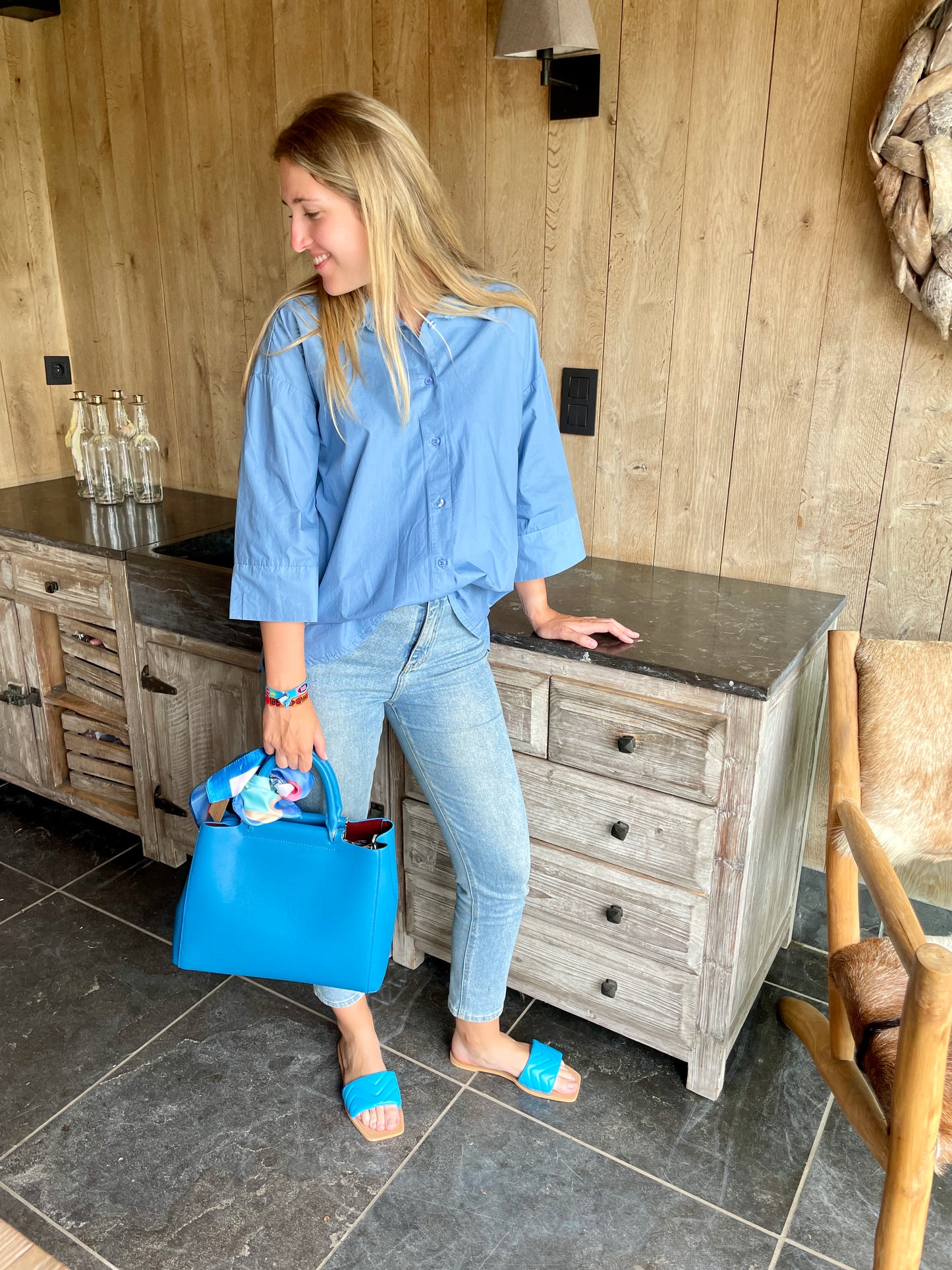 QUESTA BLOUSE BLUE