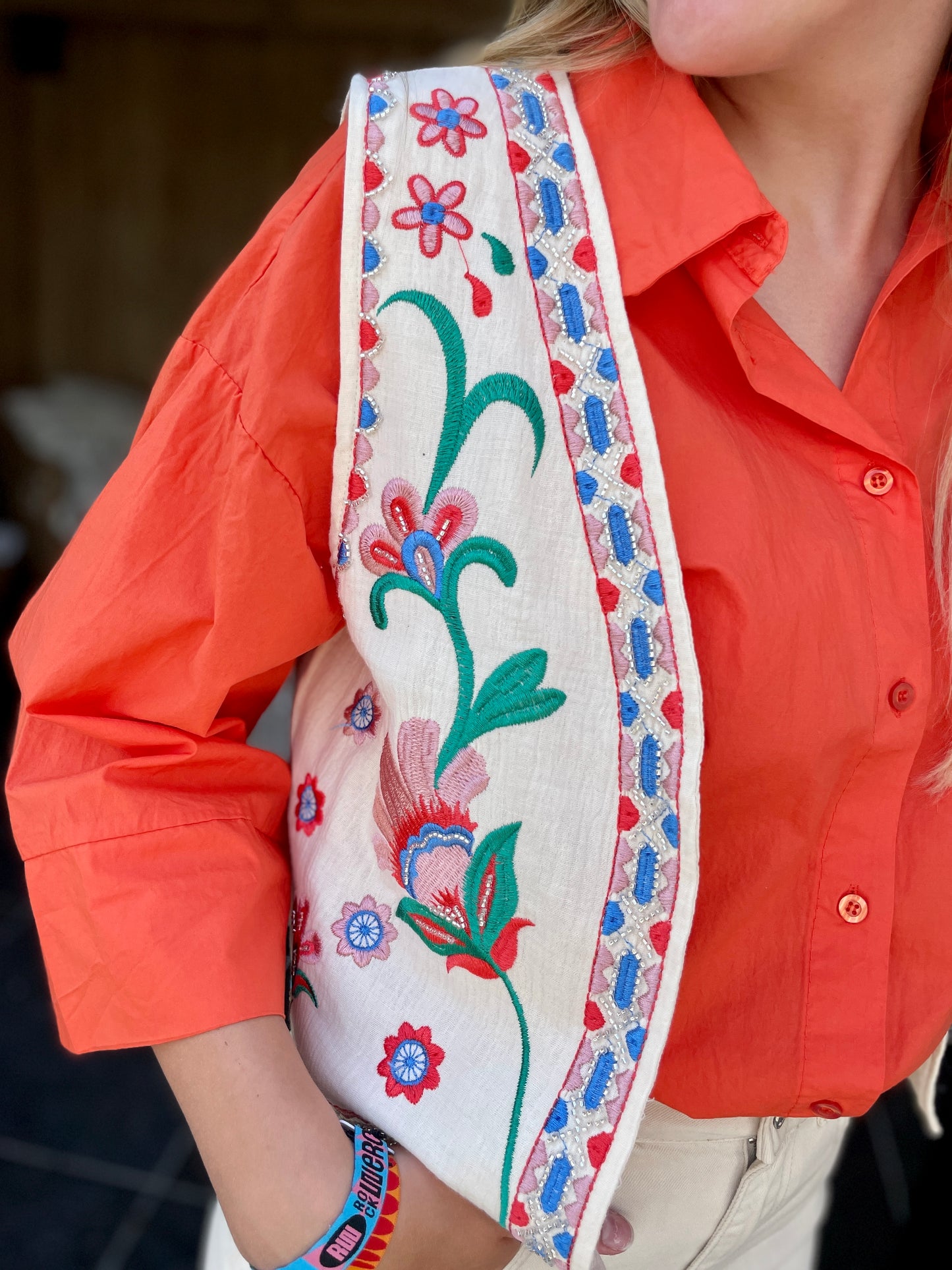 GILET FLOWER
