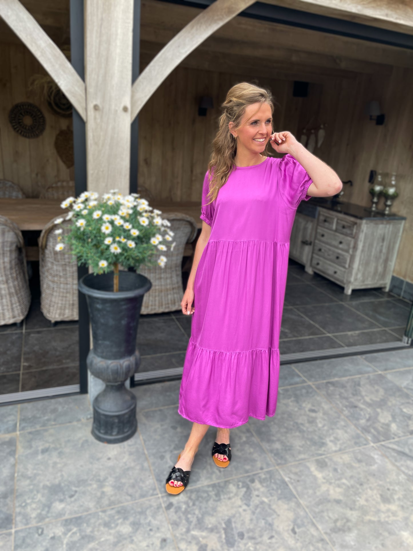 DRESS CEL PURPLE