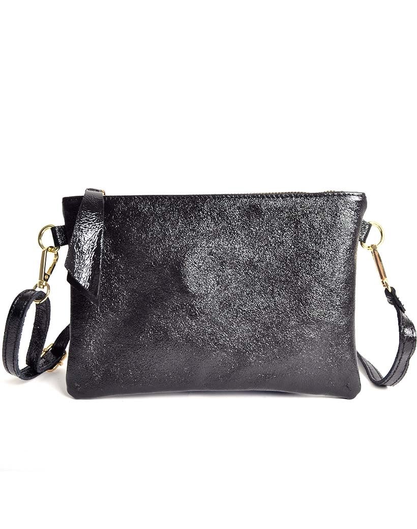 SCHOUDERTAS METALLIC BLACK