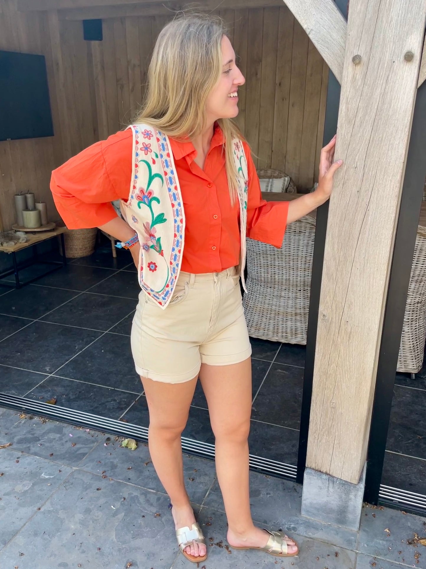 GILET FLOWER