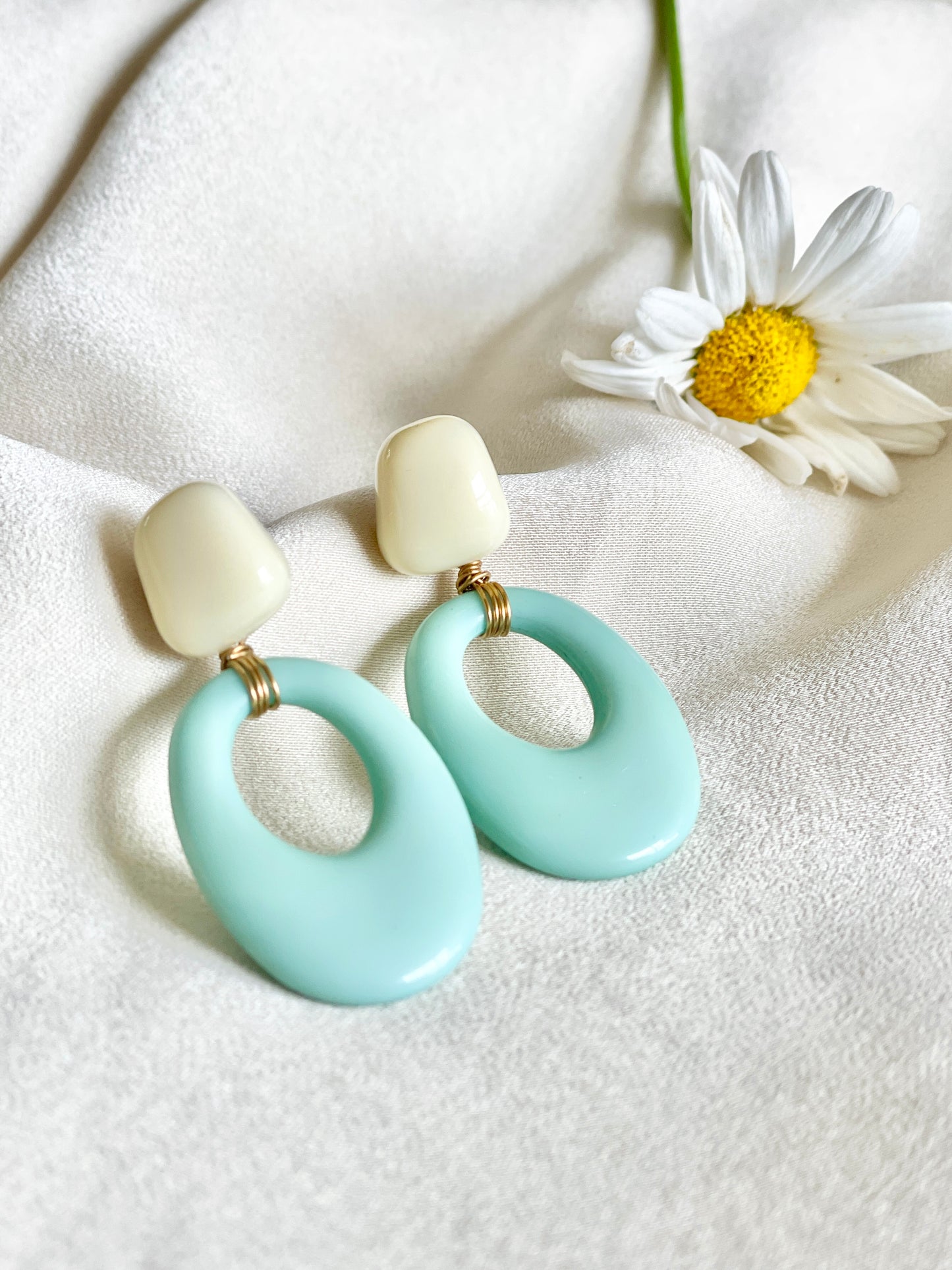 ZAINO EARRING MINT- OORBELLEN
