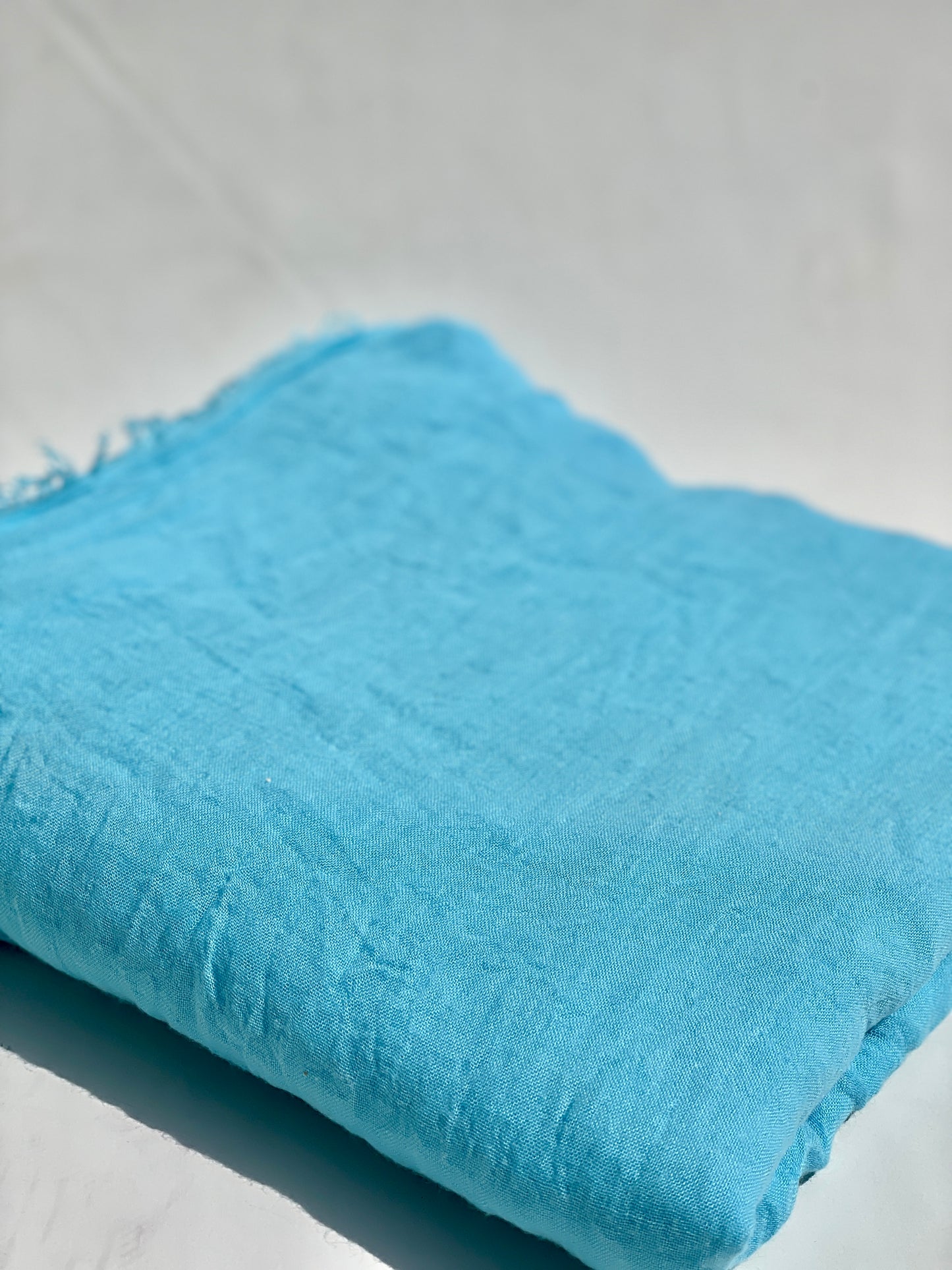 SCARF VISCOSE BLUE