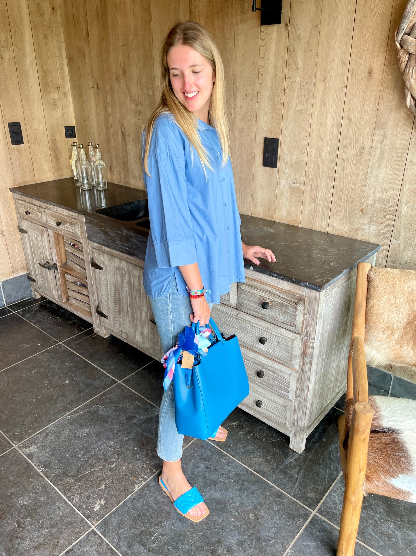 QUESTA BLOUSE BLUE