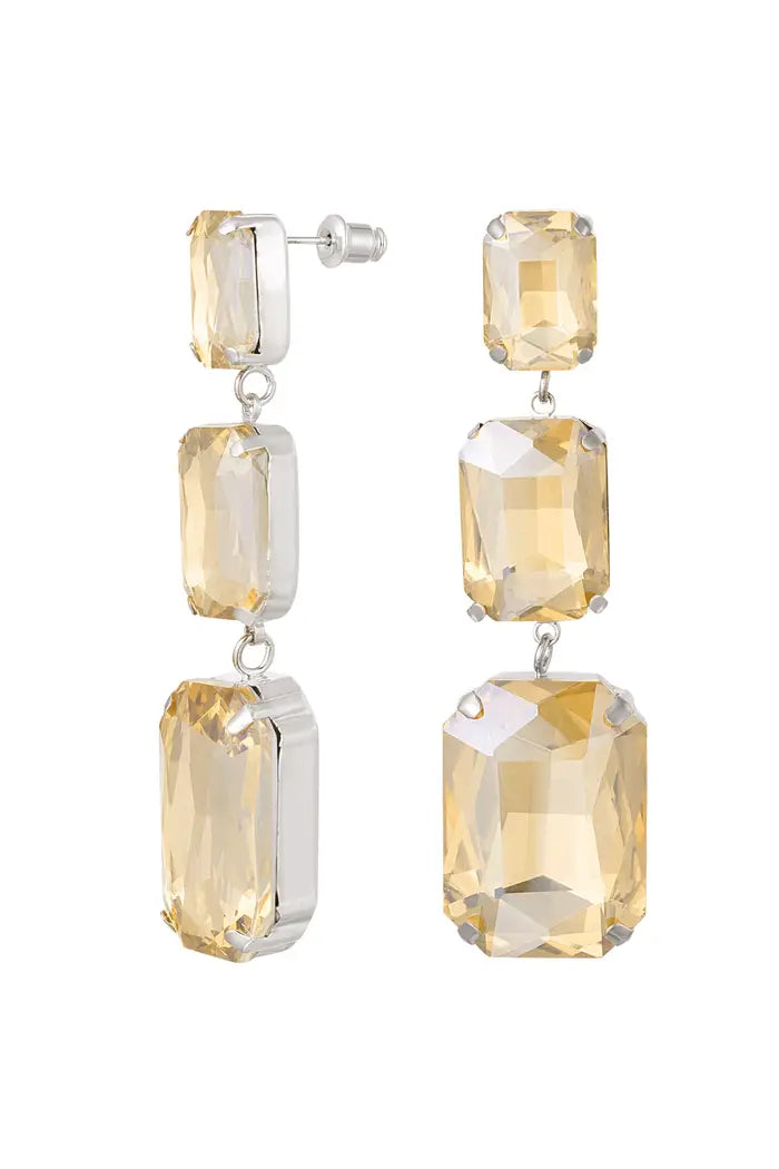 EARRING THREE GLASS