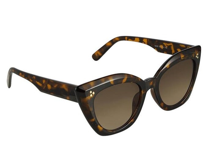 SUNGLASS CAT EYE BROWN