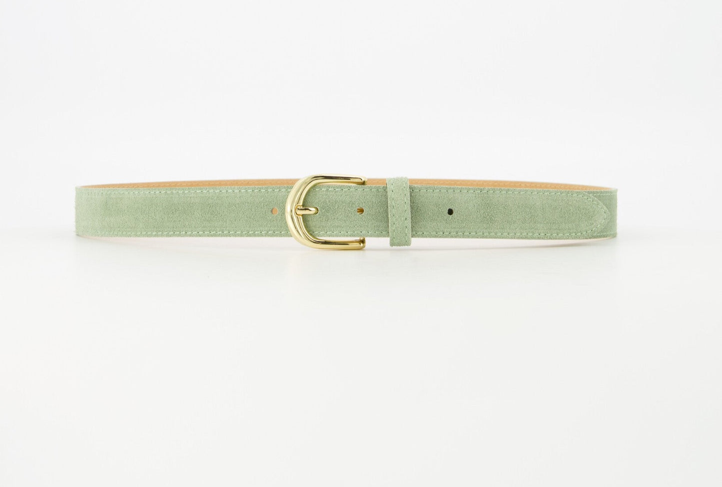 BELT SUEDE GREEN-riem
