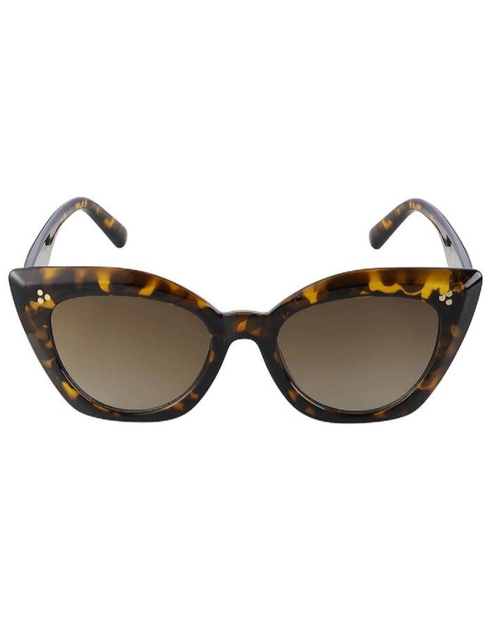 SUNGLASS CAT EYE BROWN