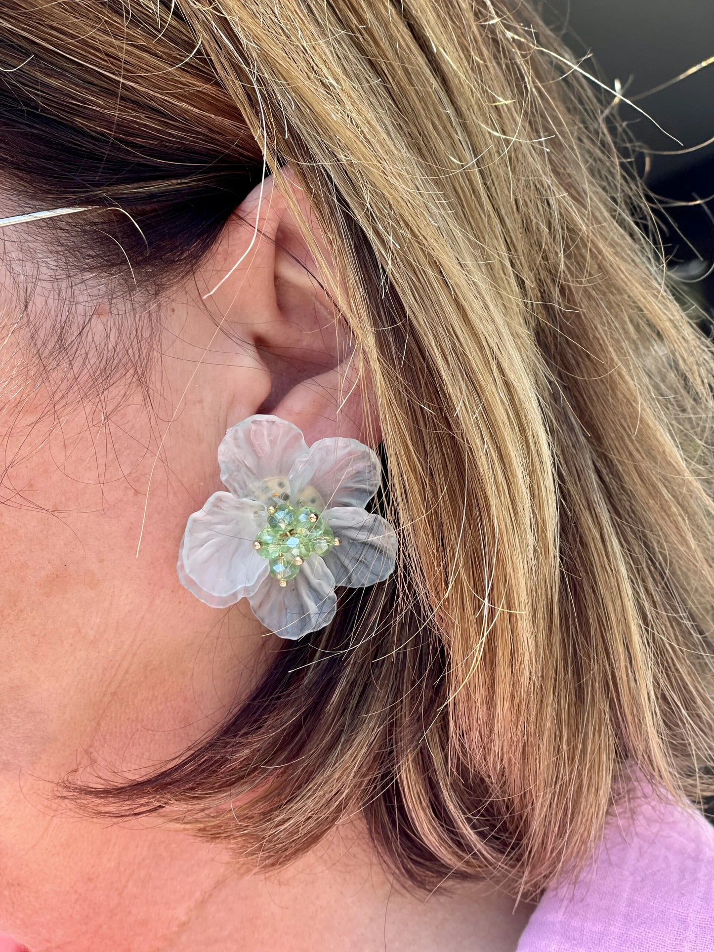 FLOWER GREEN - OORBELLEN