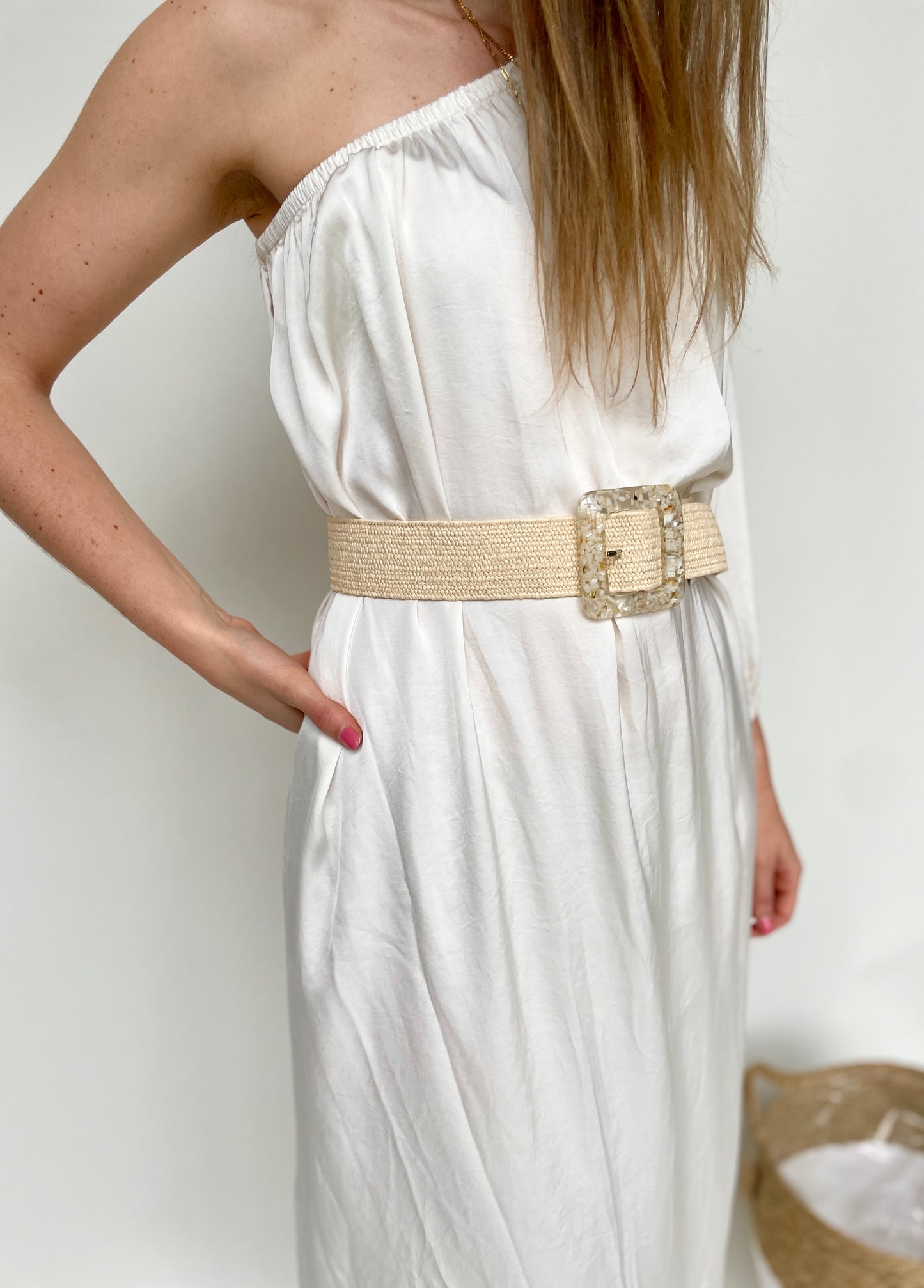 ALBERGO BELT BEIGE - riem