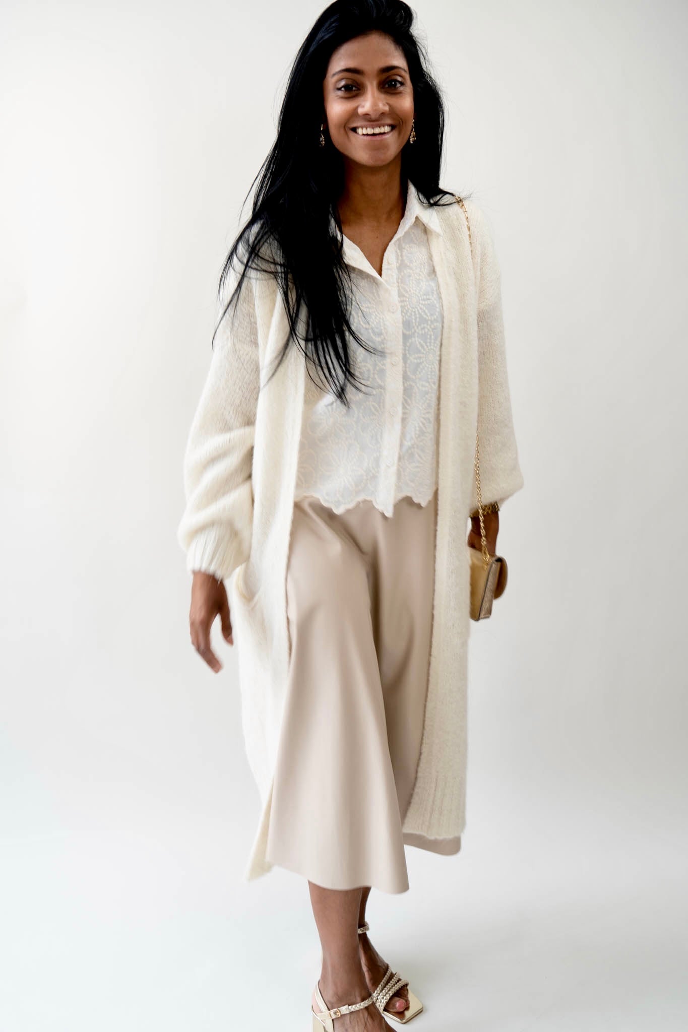 SKIRT PIA BEIGE