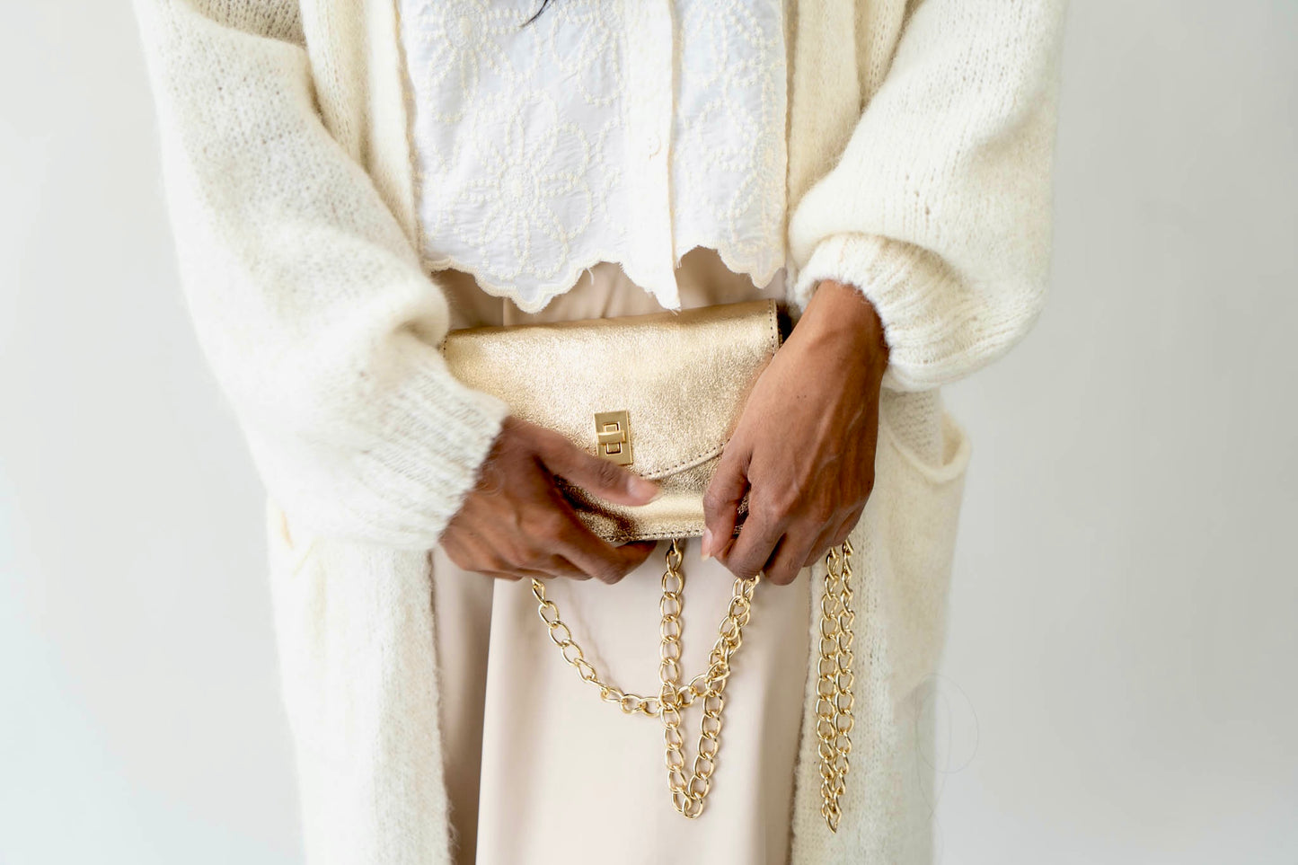 SKIRT PIA BEIGE