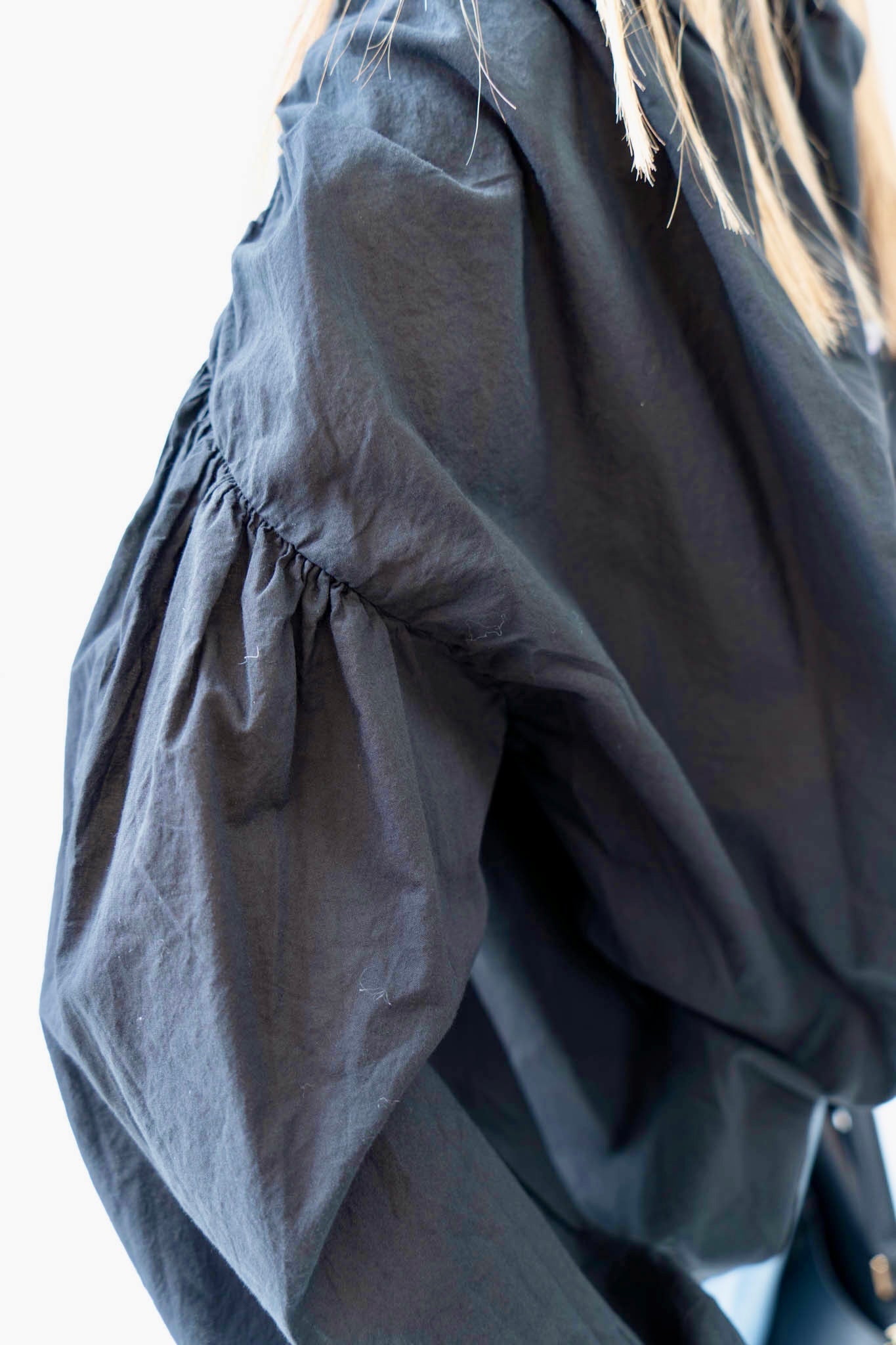 BLOUSE COTON BLACK
