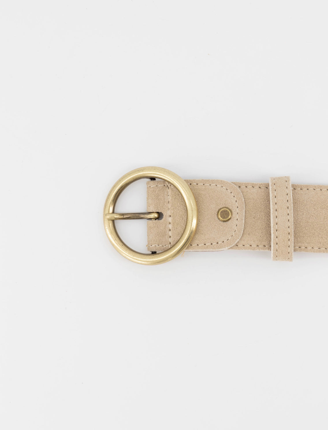 BELT SUEDE BEIGE-riem