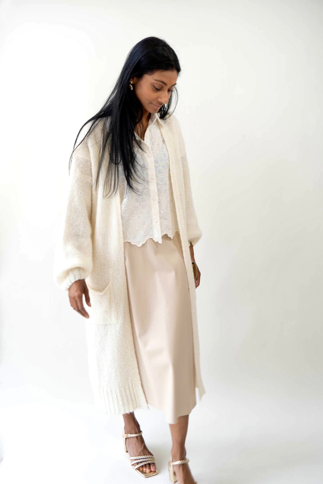 SKIRT PIA BEIGE