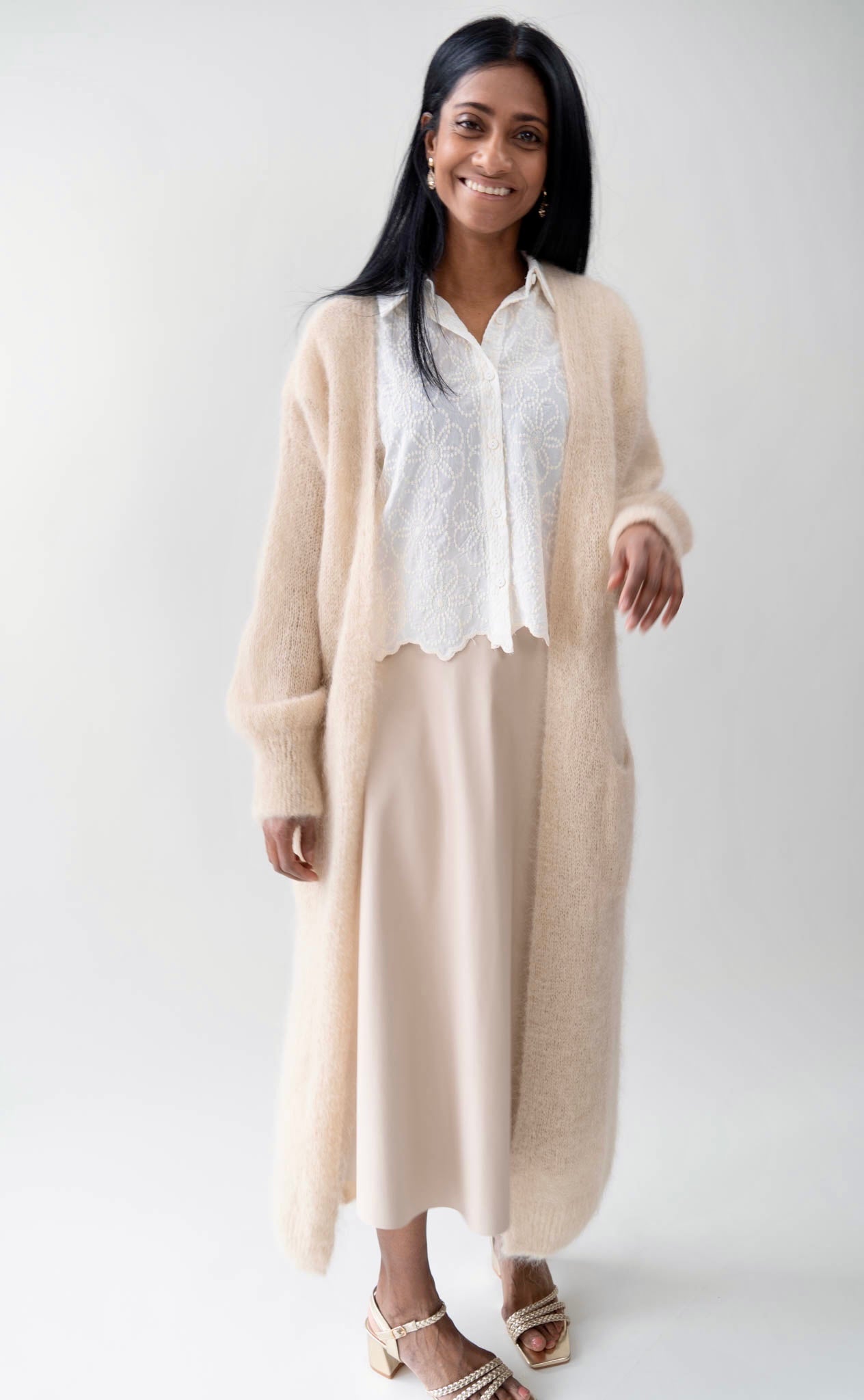 SKIRT PIA BEIGE