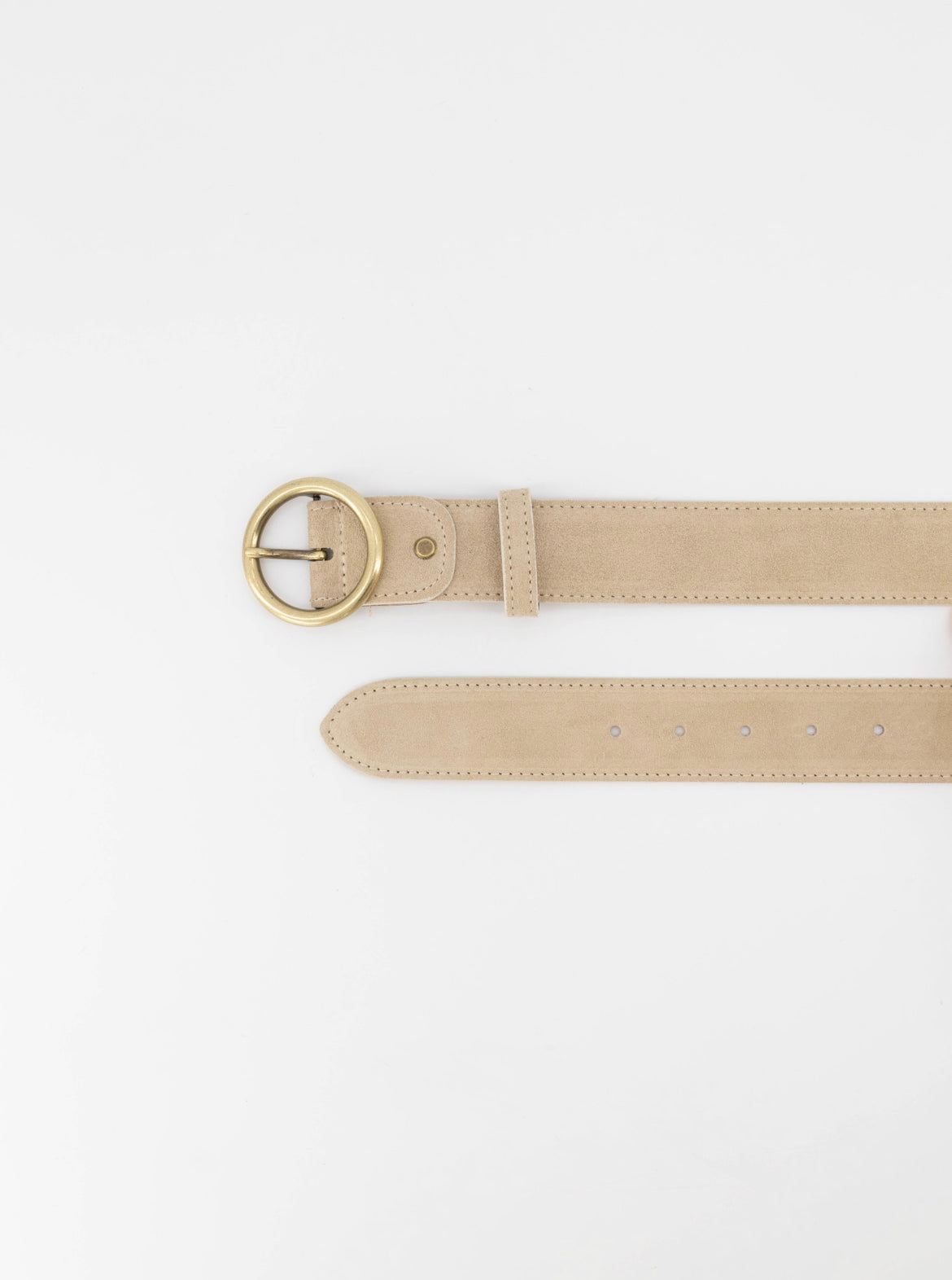 BELT SUEDE BEIGE-riem