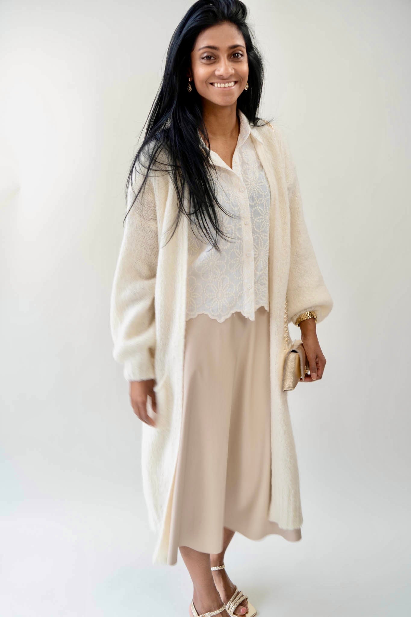 SKIRT PIA BEIGE