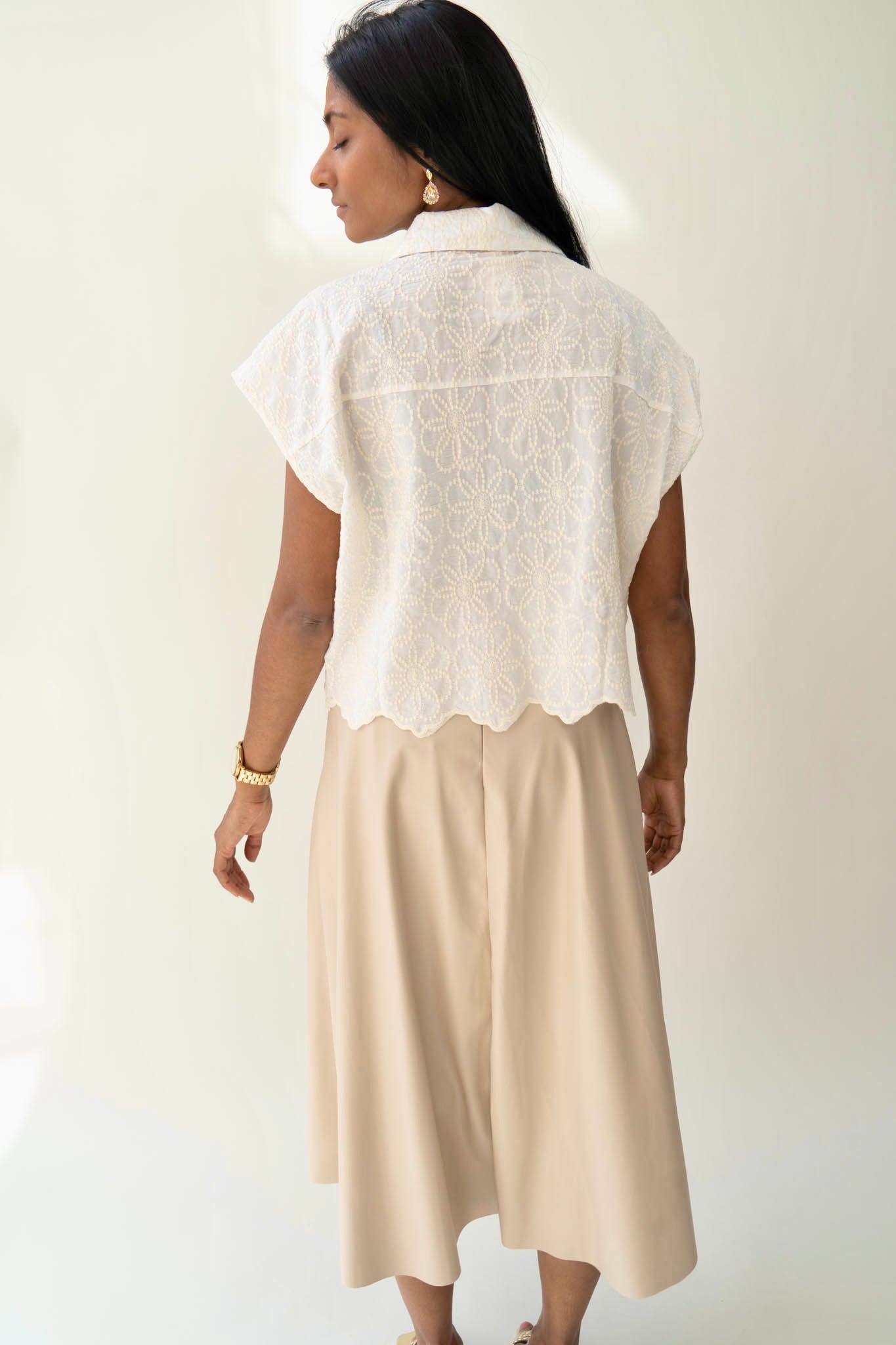 SKIRT PIA BEIGE