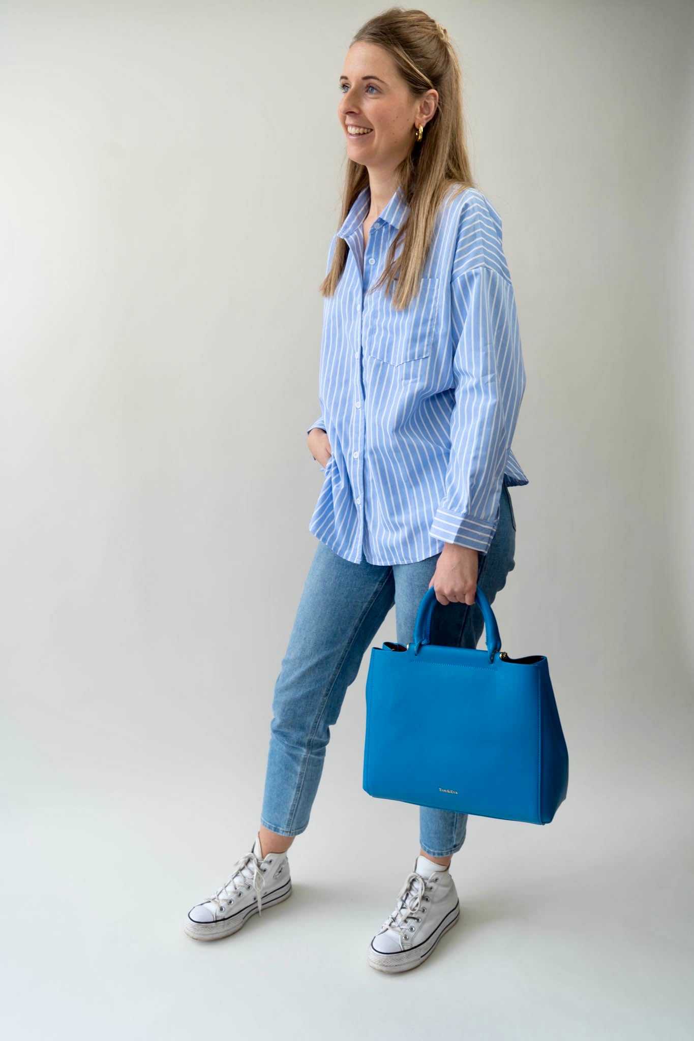 HANDTAS BLAUW
