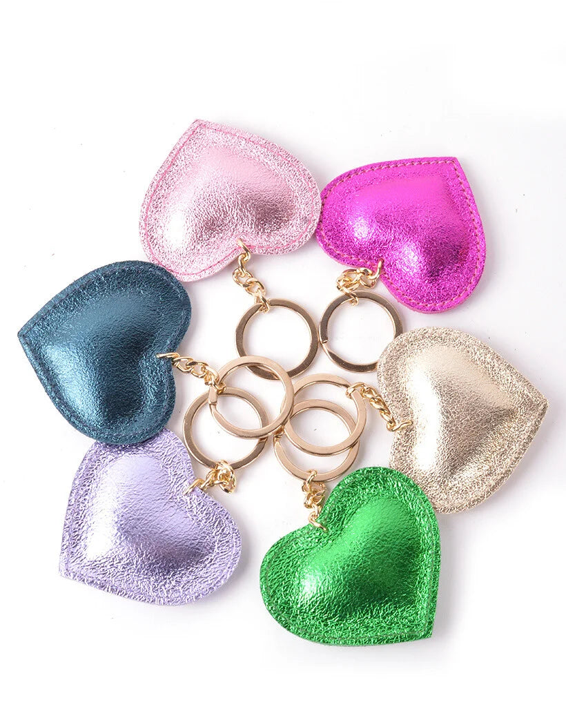 KEYCHAIN METALLIC LEDER