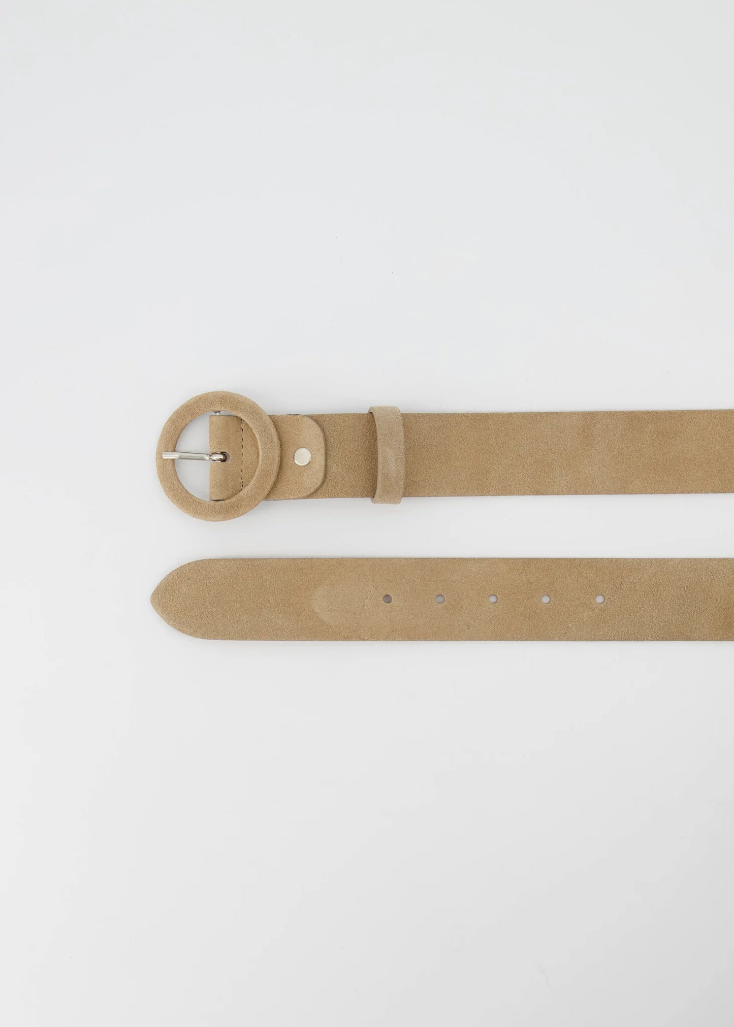 BELT SUEDE BEIGE - RIEM